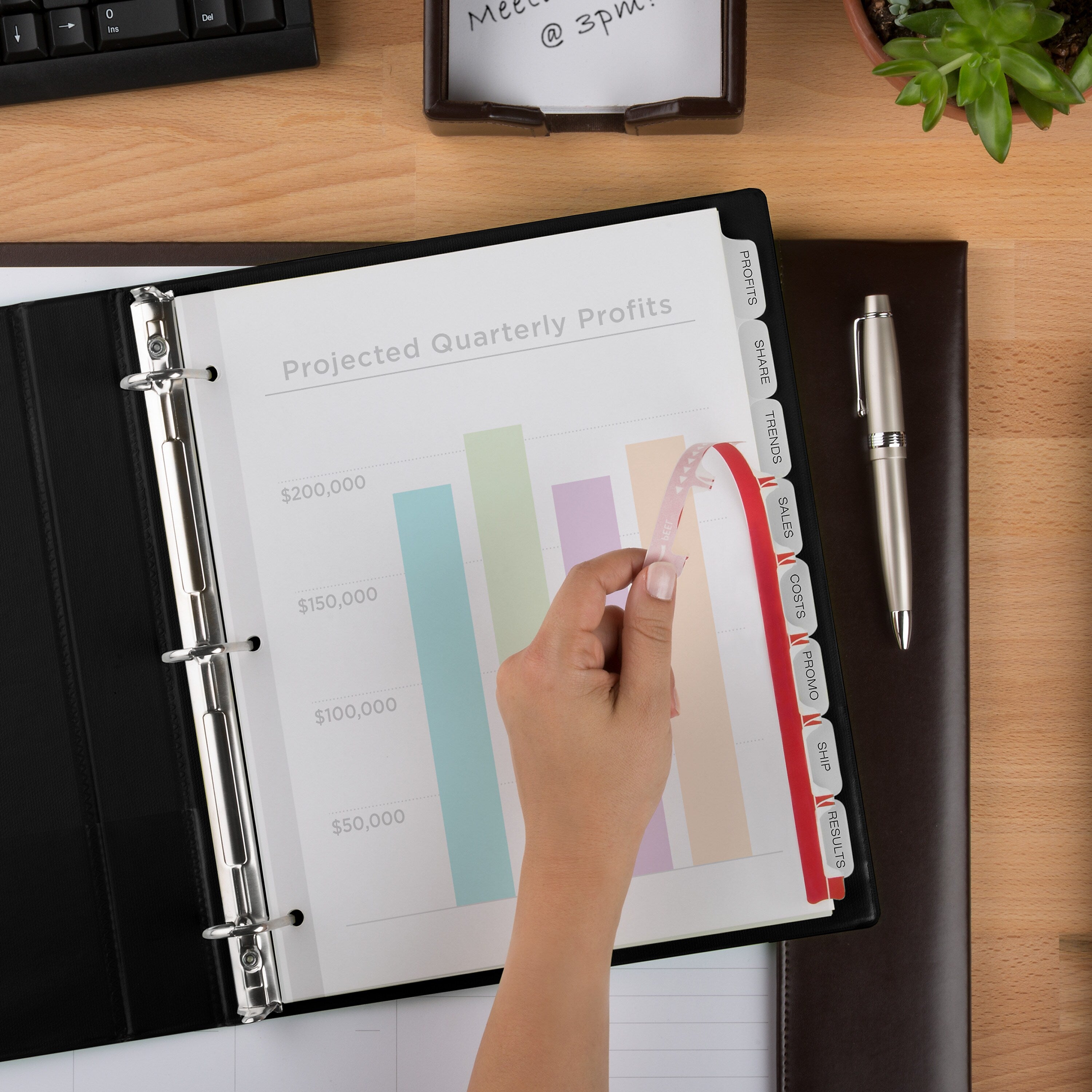 Avery Index Maker Plastic Dividers with Print & Apply Label Sheets, 5 Tabs, Frosted White, 5 Sets/Pack