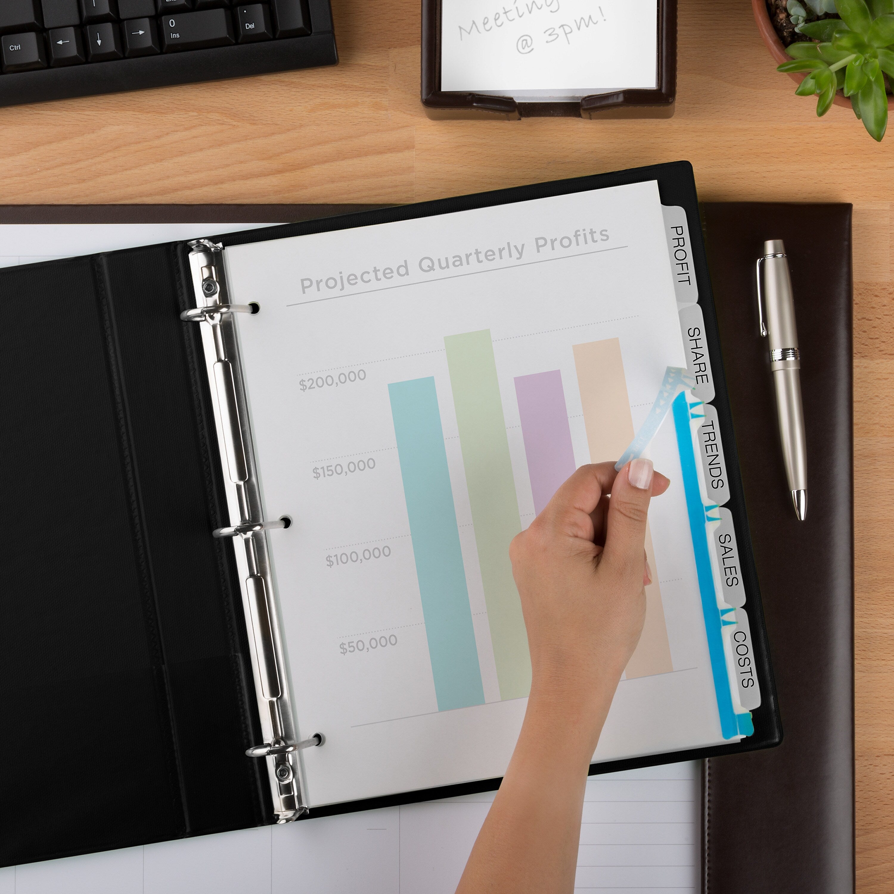 Avery Index Maker Plastic Dividers with Print & Apply Label Sheets, 5 Tabs, Multicolor, 5 Sets/Pack