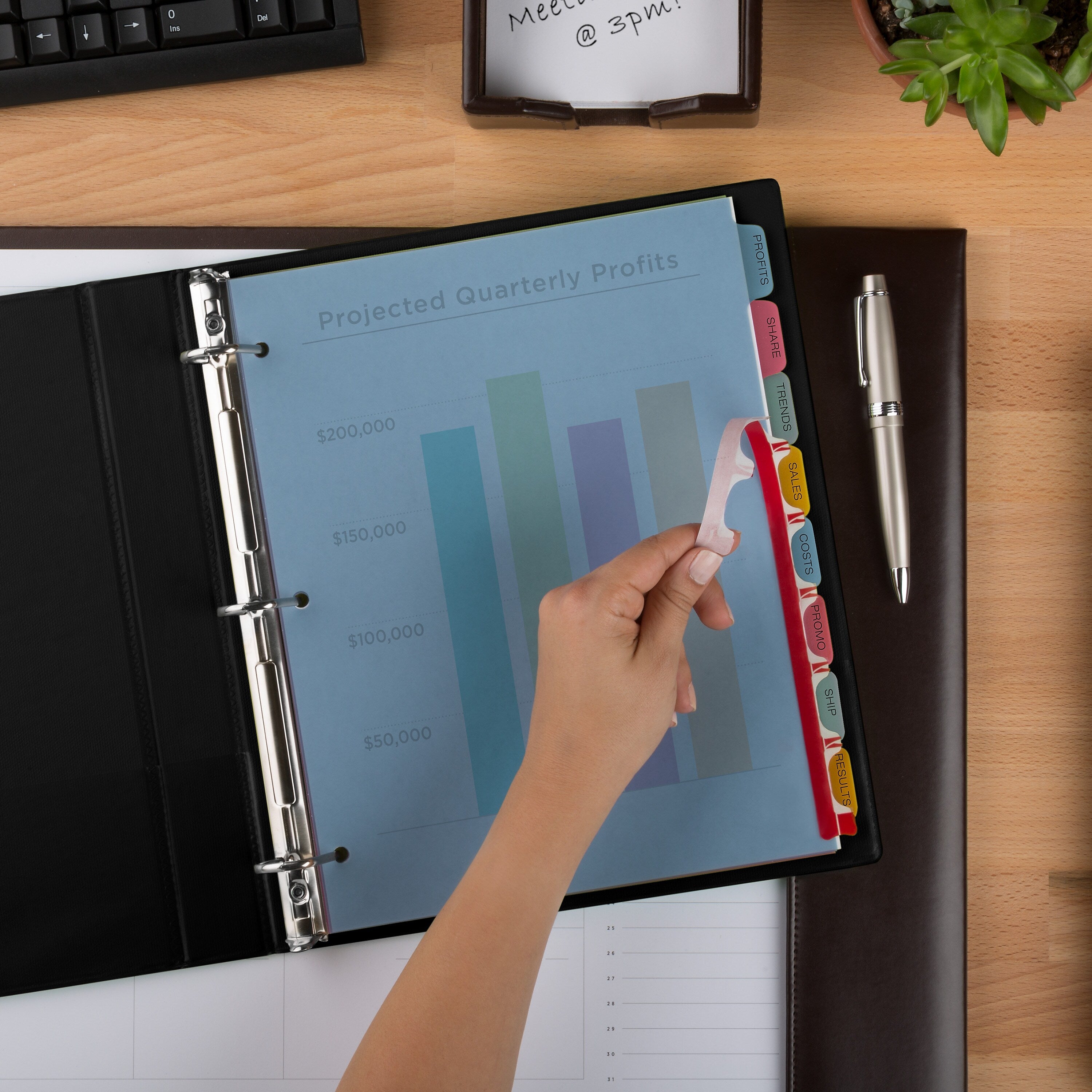 Avery Index Maker Plastic Dividers with Print & Apply Label Sheets, 8 Tabs, Multicolor, 5 Sets/Pack