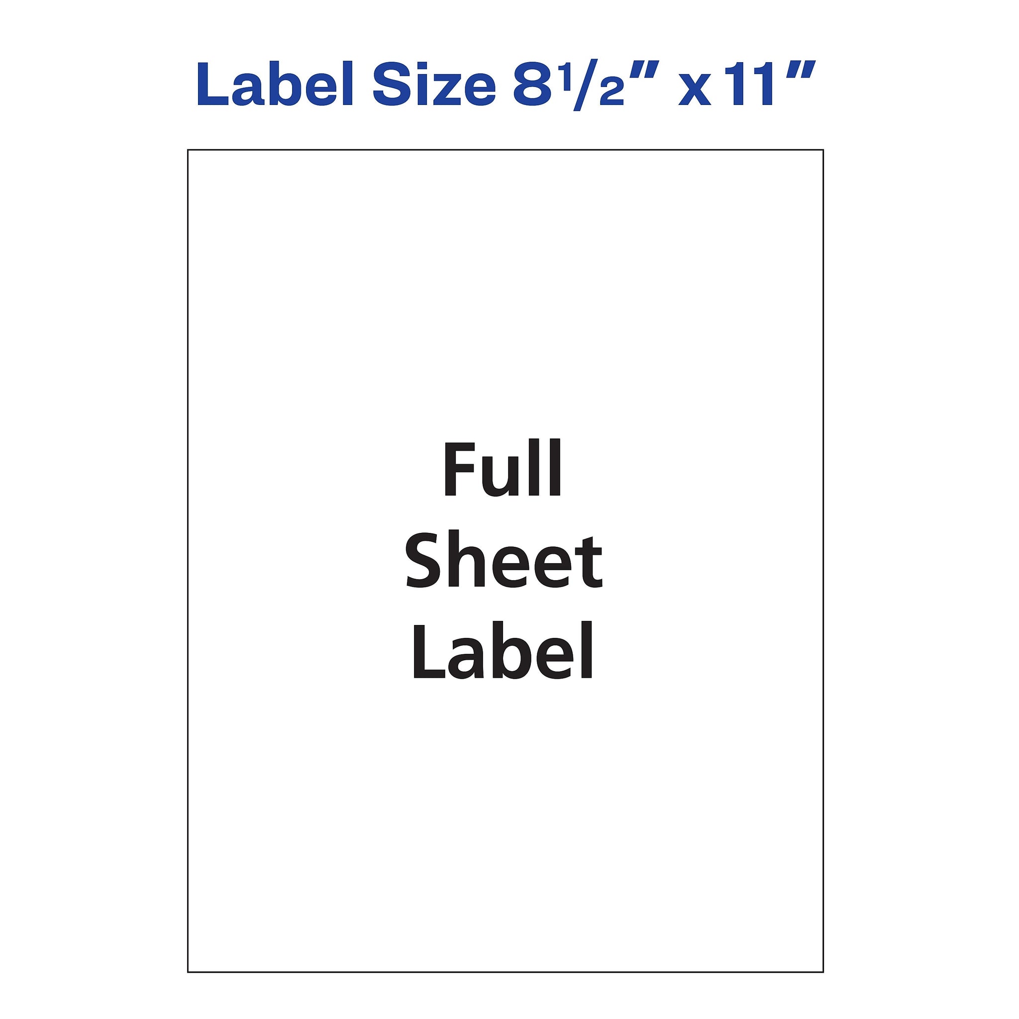 Avery Inkjet Shipping Labels, 8-1/2