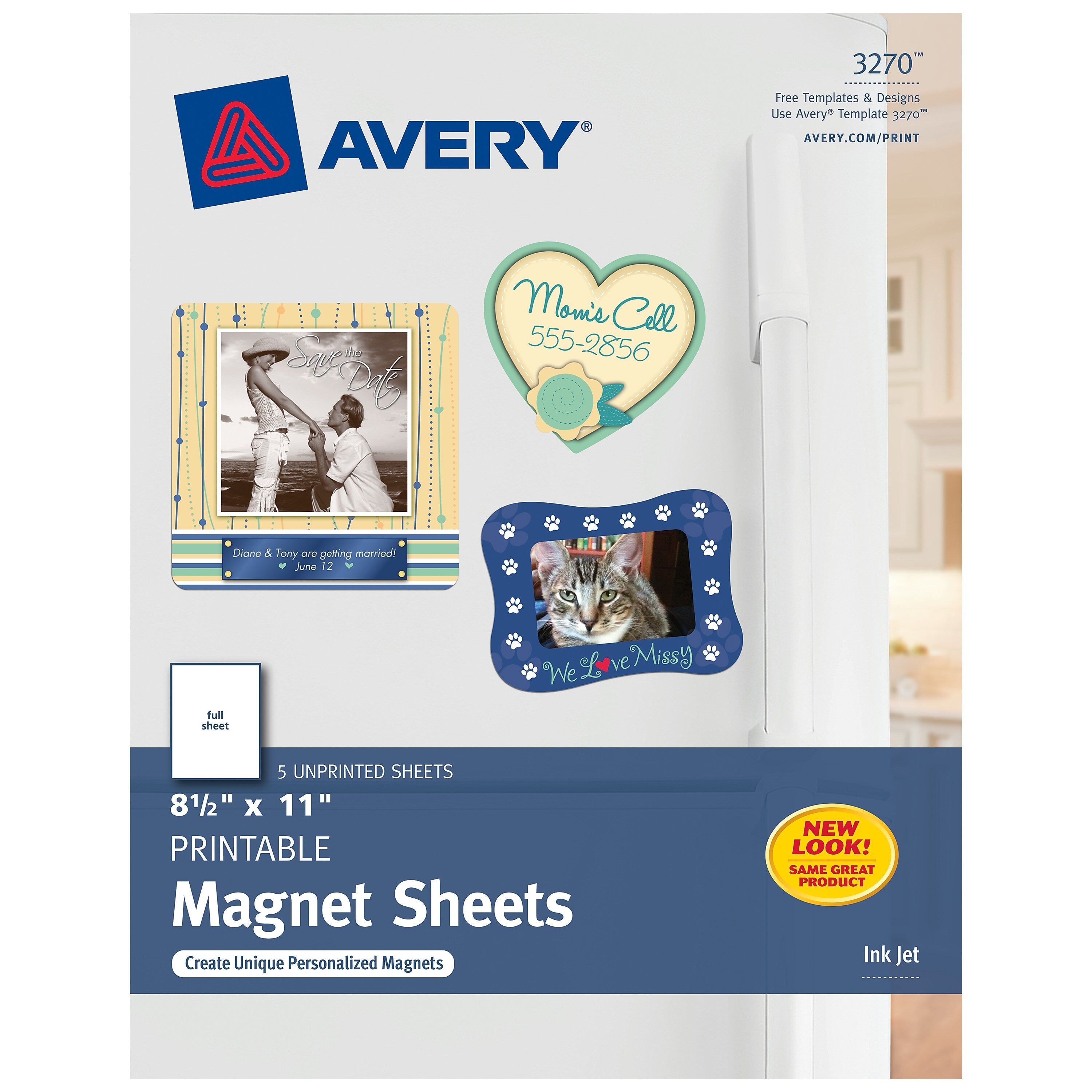 Avery Inkjet Specialty Labels, 8.5