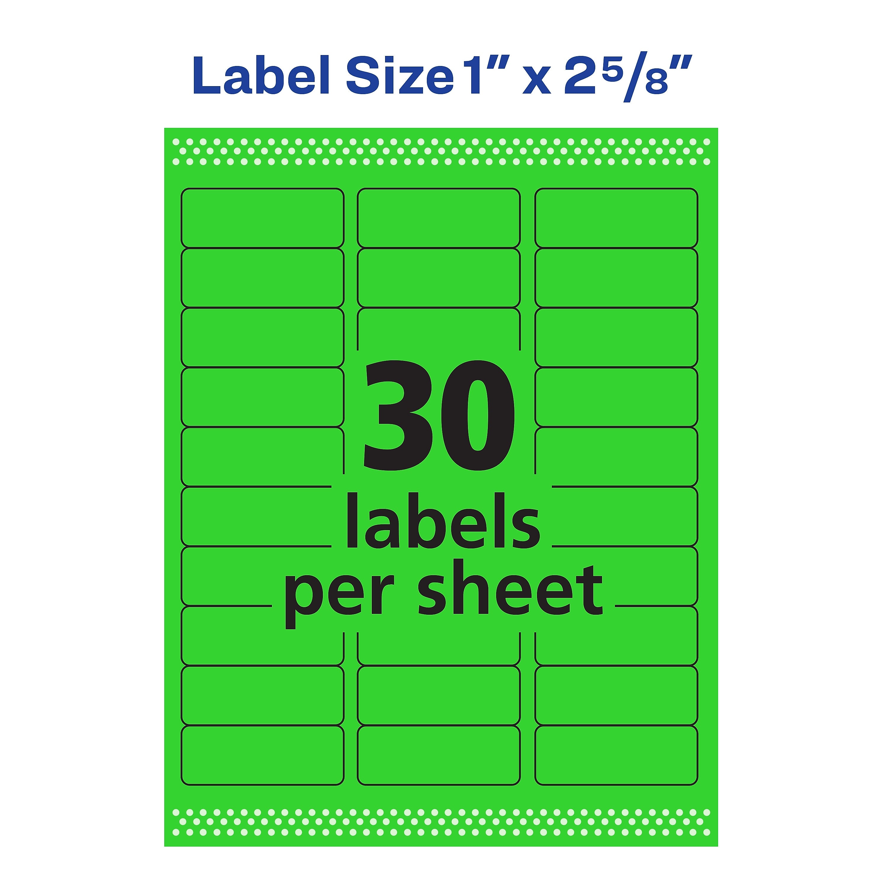 Avery Laser Address Labels, 1