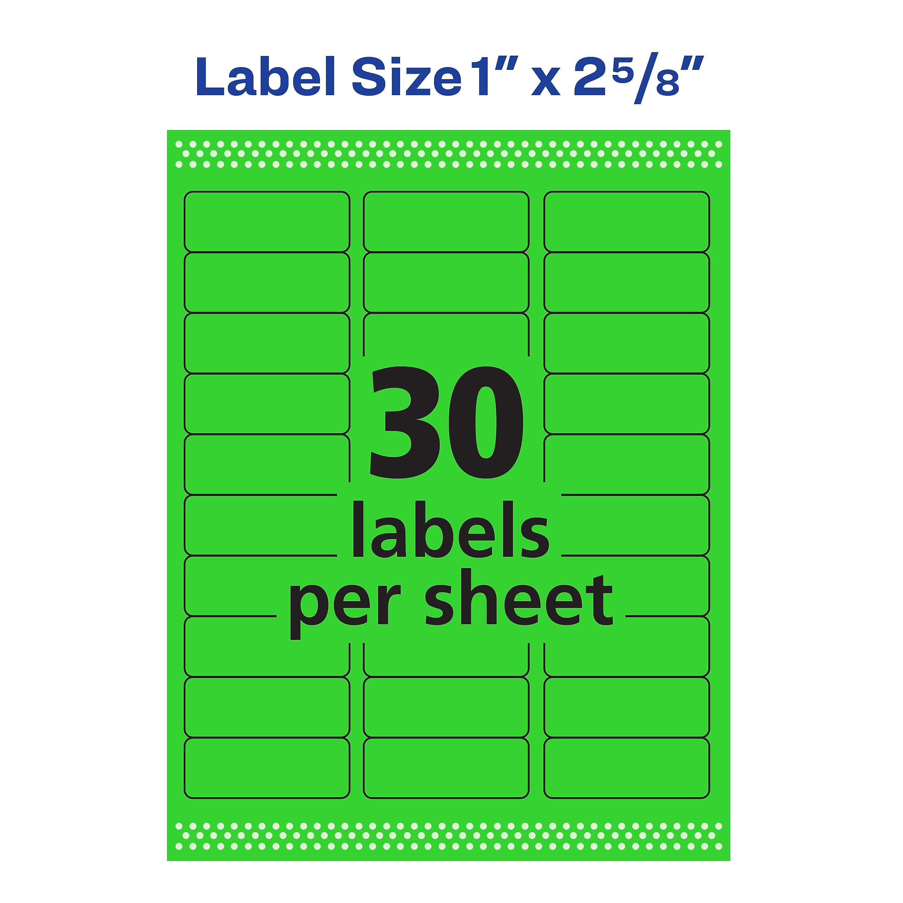 Avery Laser Address Labels, 1