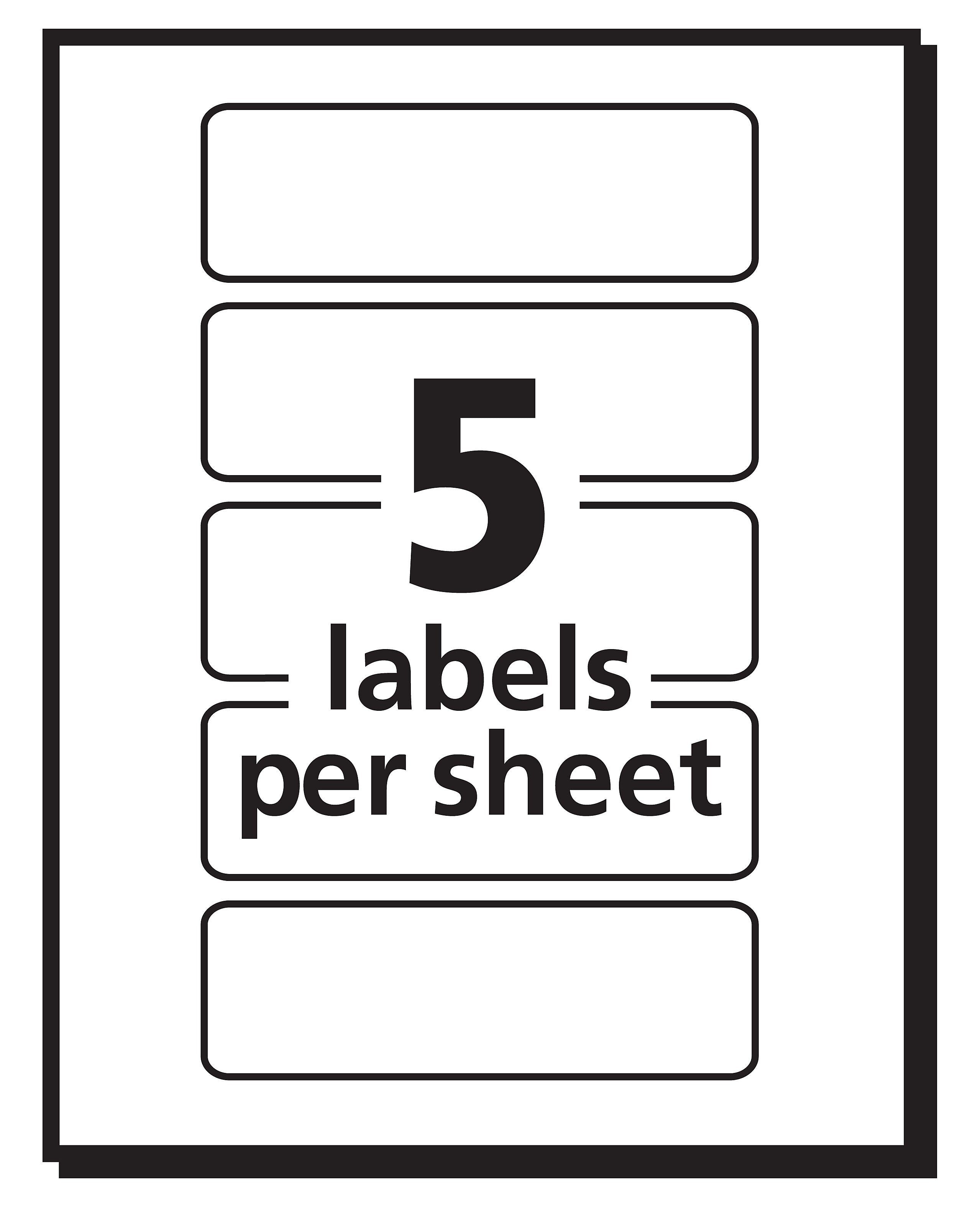 Avery Laser Color Coding Labels, 1