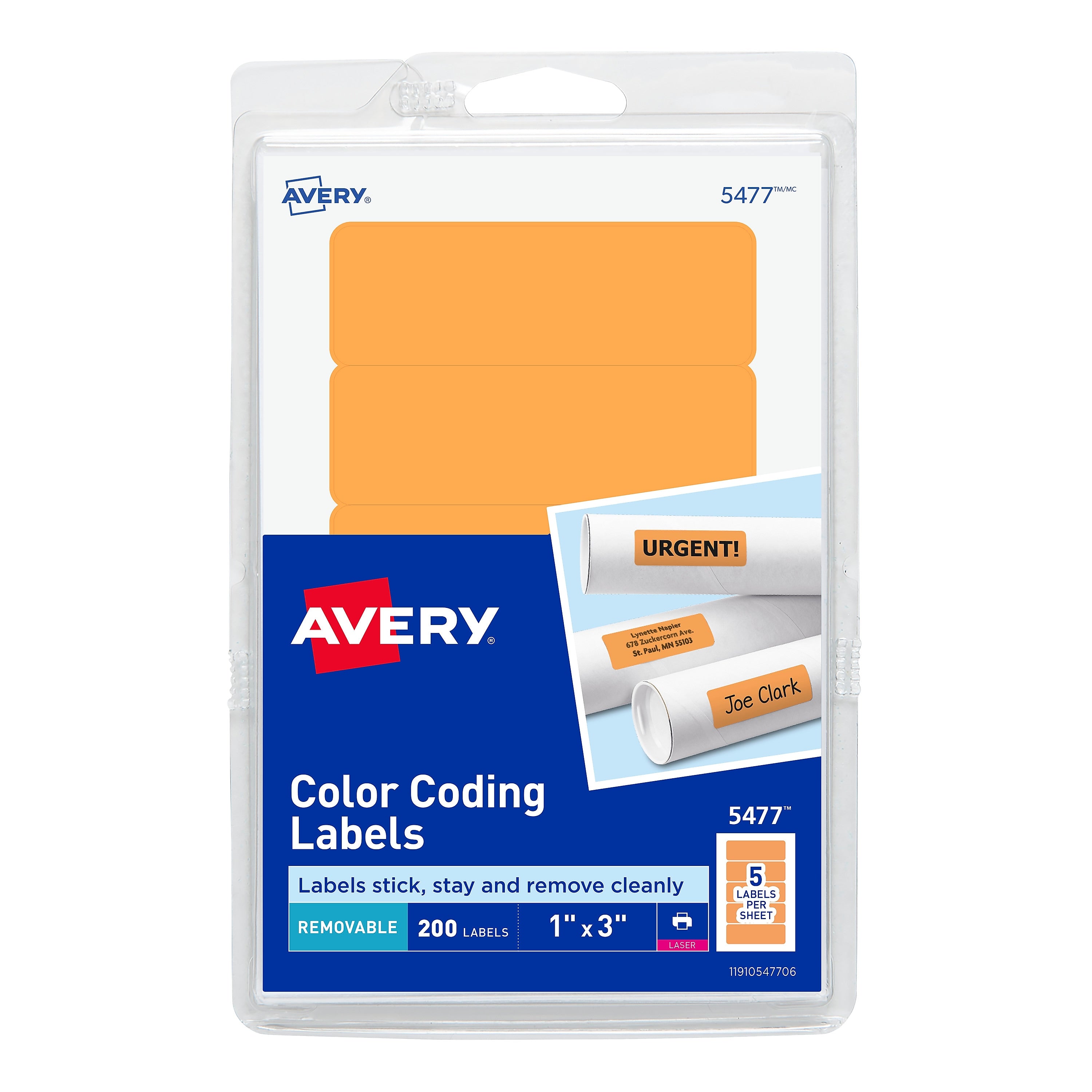Avery Laser Color Coding Labels, 1