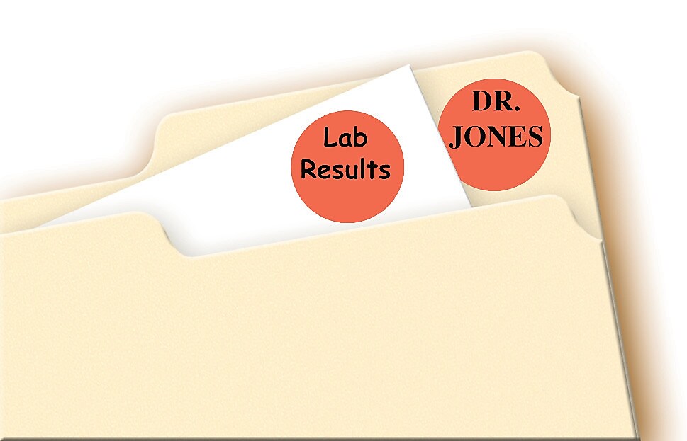 Avery Laser Color Coding Labels, 3/4