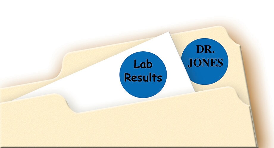 Avery Laser/Inkjet Color Coding Labels, 3/4