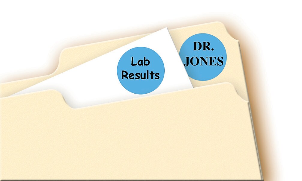 Avery Laser/Inkjet Color Coding Labels, 3/4