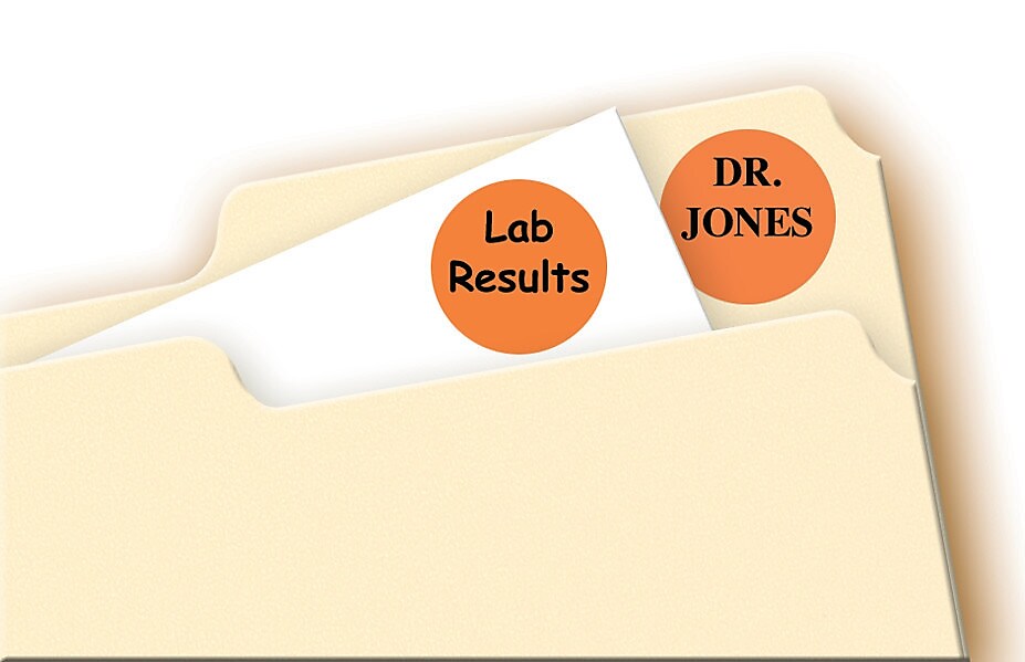 Avery Laser/Inkjet Color Coding Labels, 3/4