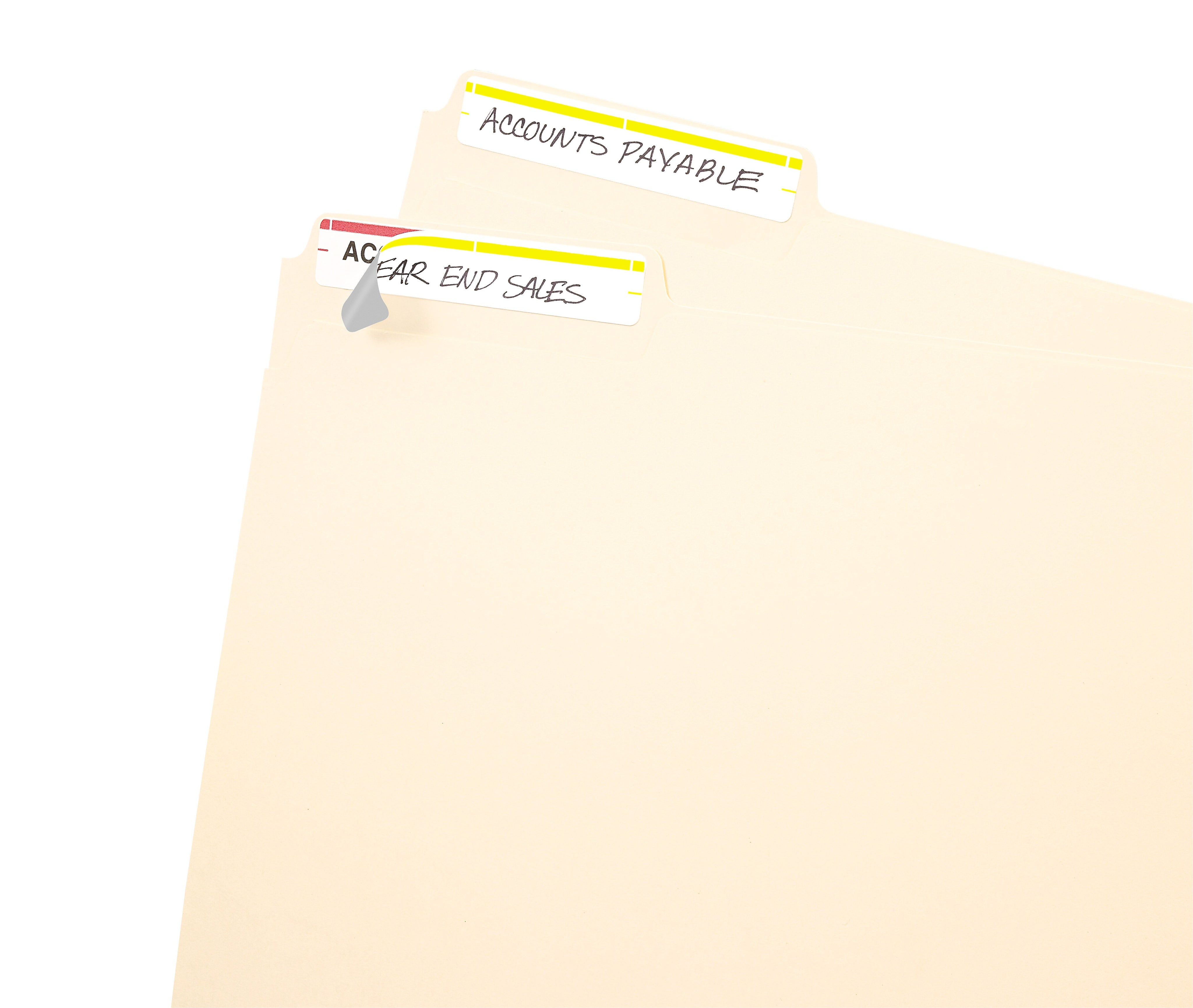 Avery Laser/Inkjet File Folder Labels, 0.67" x 3.44", Yellow, 252/Pack