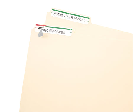 Avery Laser/Inkjet File Folder Labels, 2/3" x 3 7/16", Green, 252/Pack