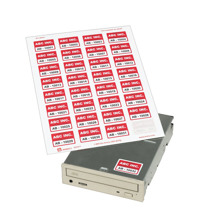 Avery Laser/Inkjet Identification Labels, 1 1/4" x 1 3/4", White, 32/Sheet, 15 Sheets/Pack