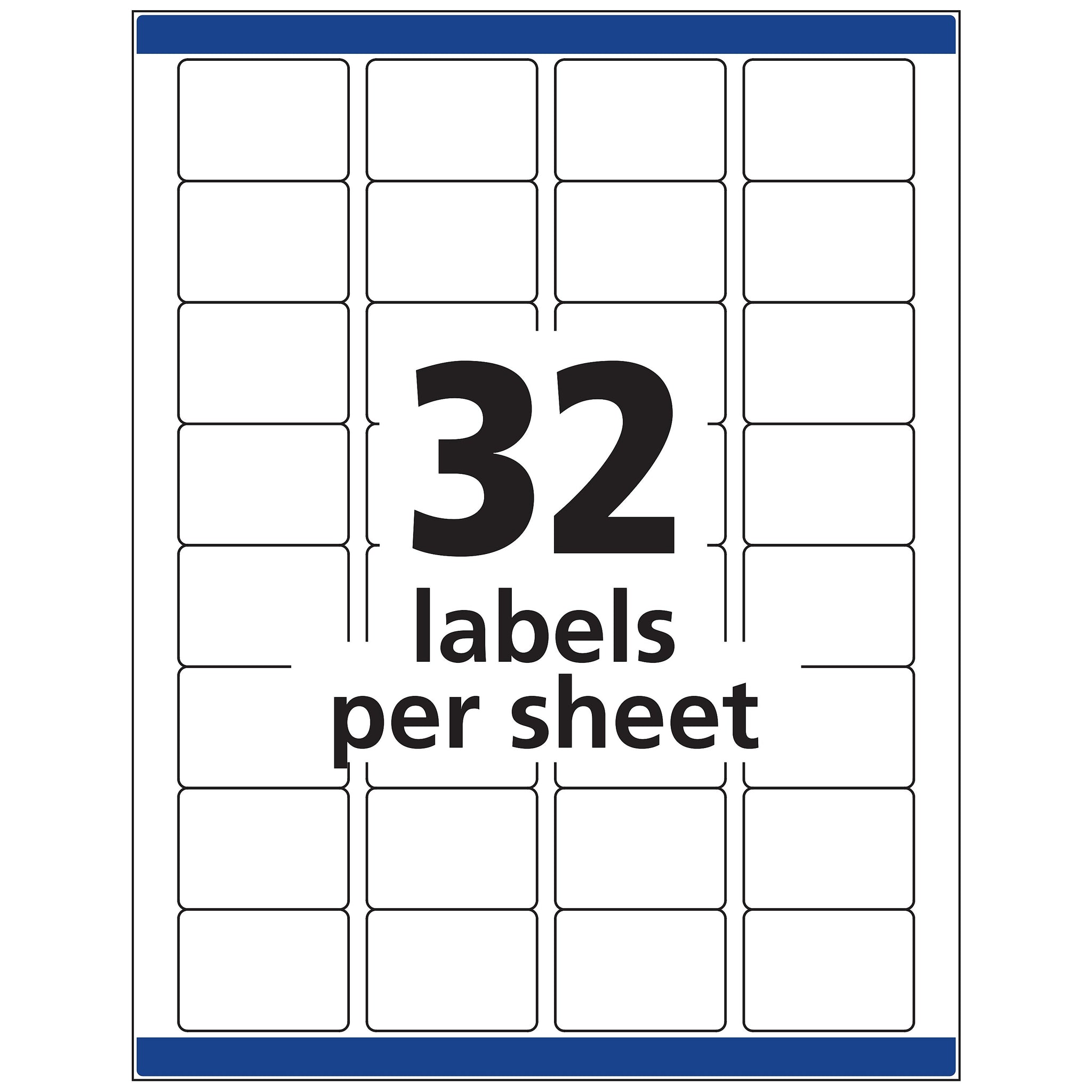 Avery Laser/Inkjet Identification Labels, 1 1/4