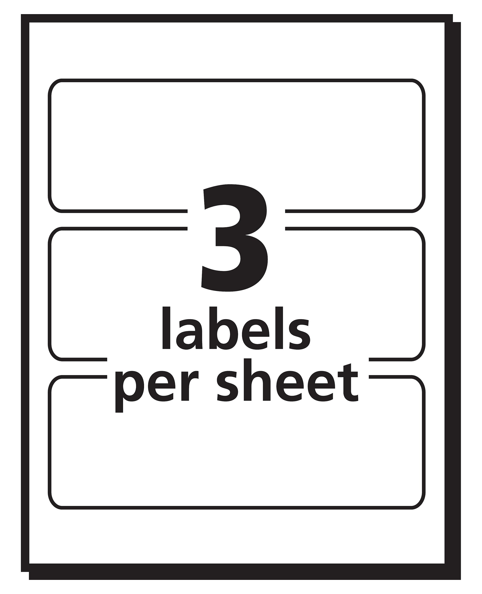 Avery Laser/Inkjet Multipurpose Labels, 1 1/2