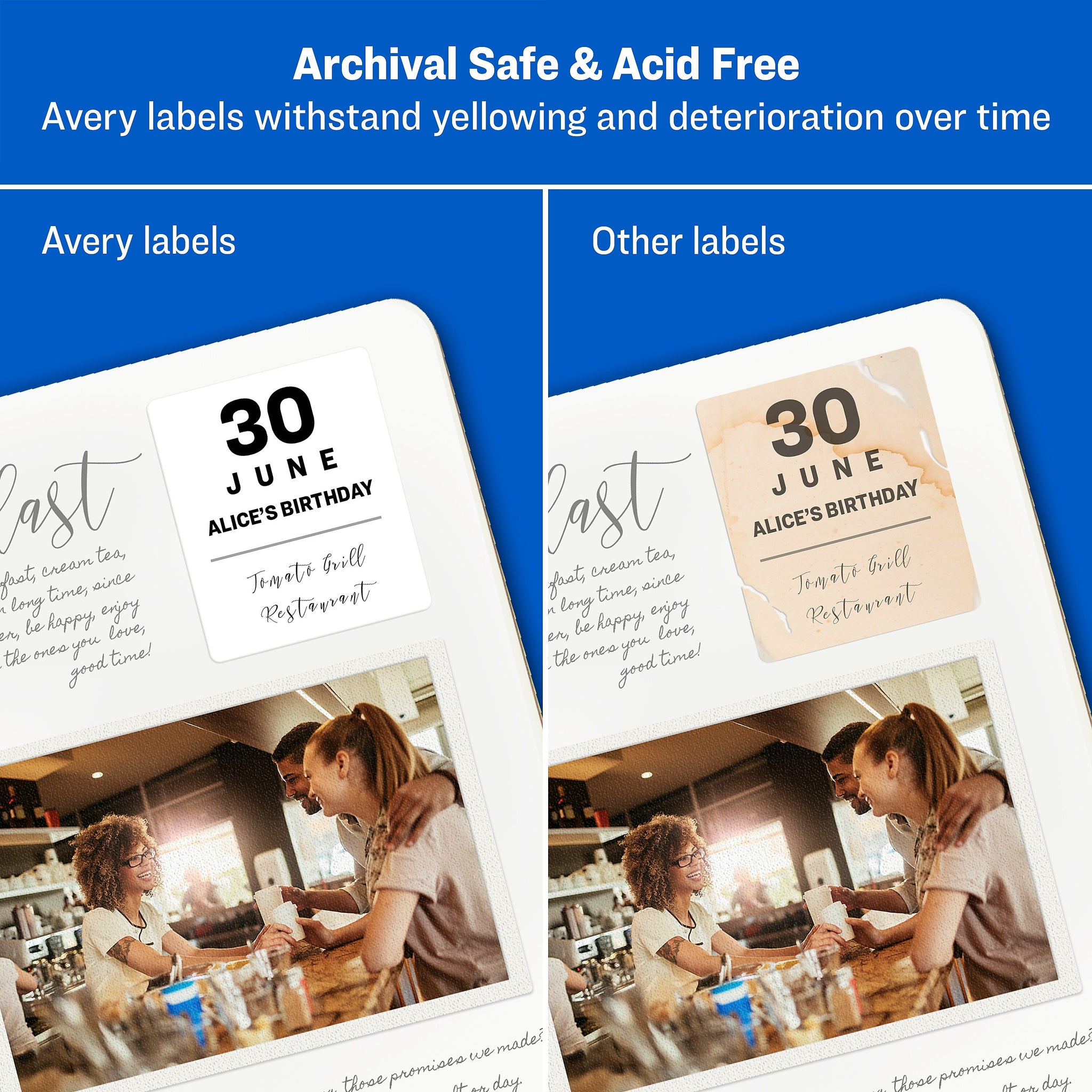 Avery Laser/Inkjet Permanent Durable ID Label with TrueBlock® Technology, White, 225/Pack