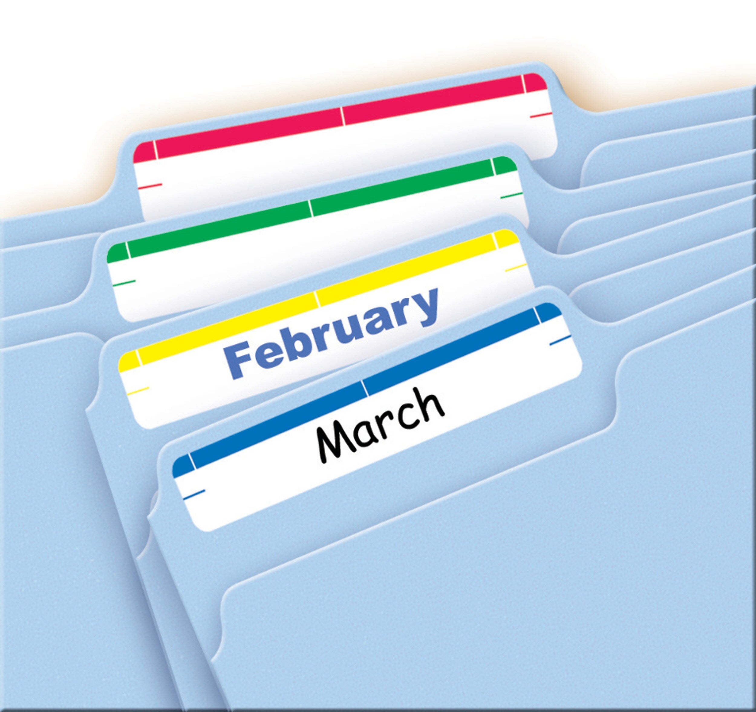 Avery Laser/Inkjet Removable File Folder Labels, 2/3