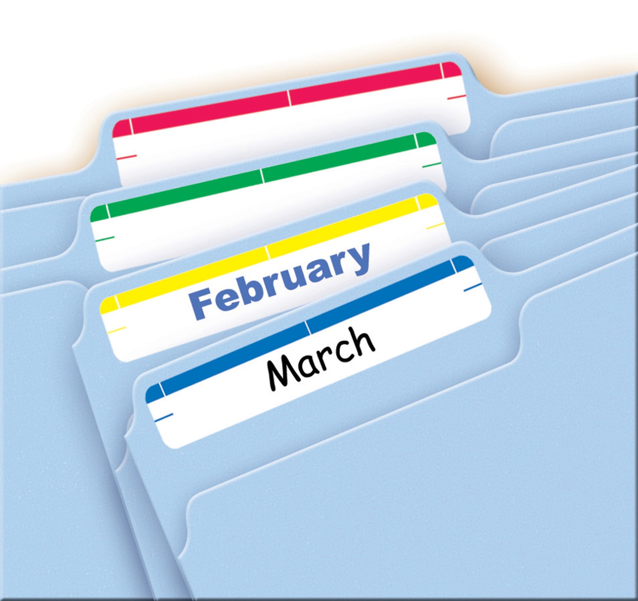 Avery Laser/Inkjet Removable File Folder Labels, 2/3