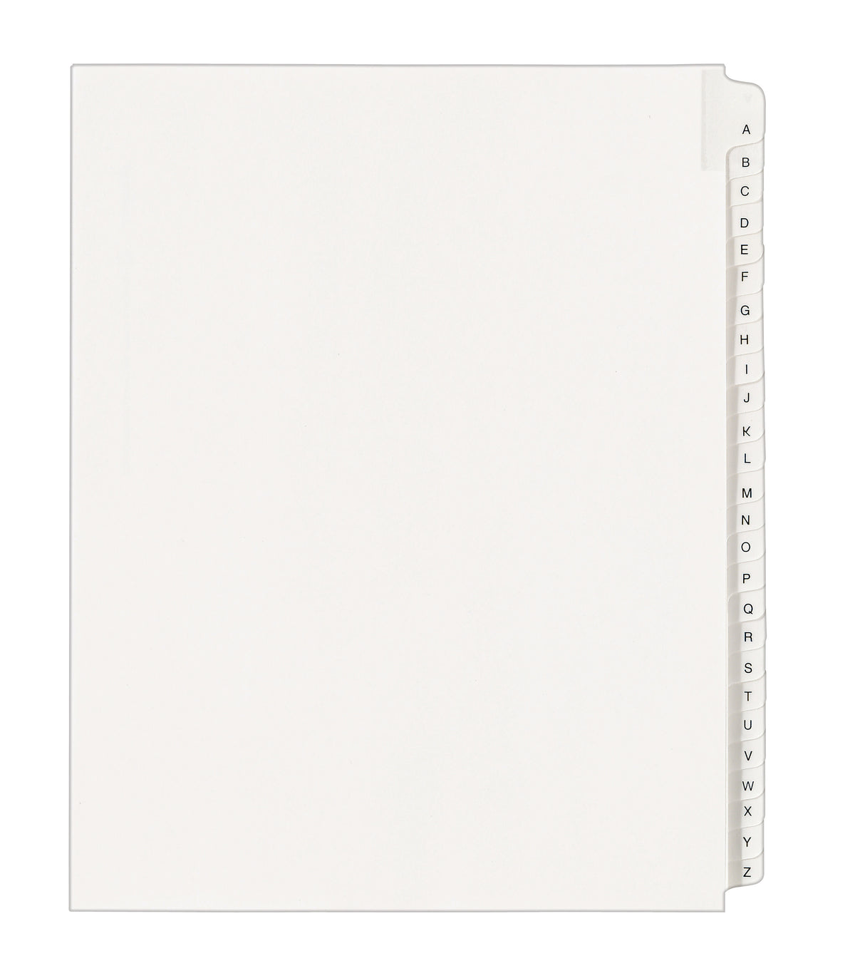 Avery Legal Pre-Printed Paper Divider Collated Set, A-Z Tabs, White, Allstate Style, Letter Size