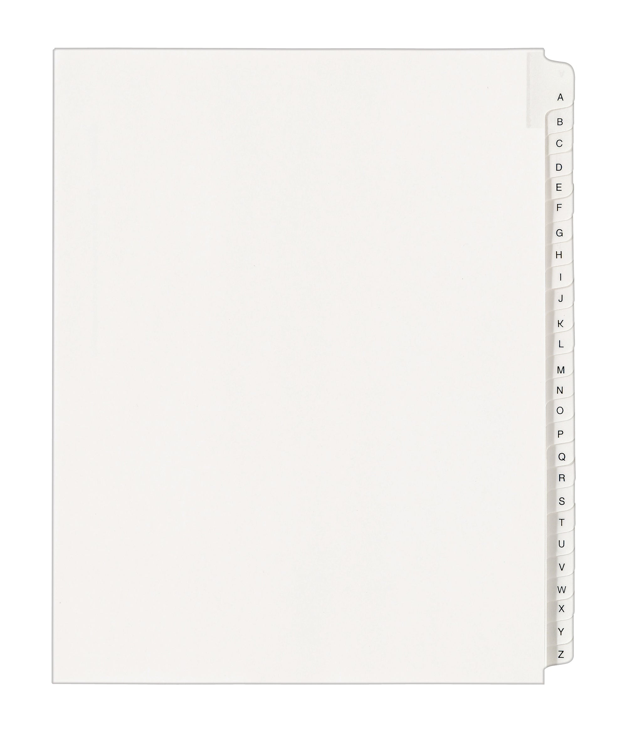 Avery Legal Pre-Printed Paper Divider Collated Set, A-Z Tabs, White, Allstate Style, Letter Size