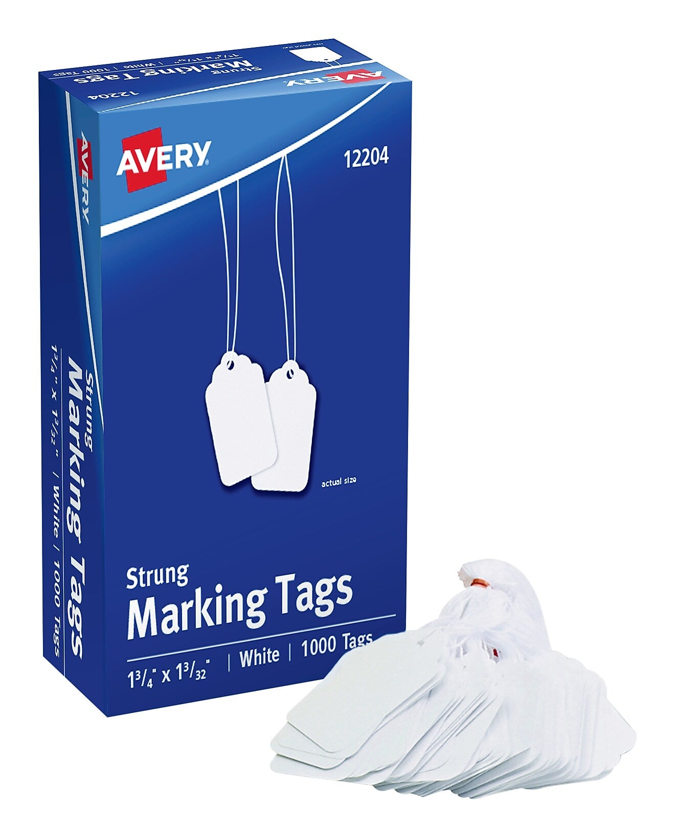 Avery Marking Pre-Strung Tags, 1.09