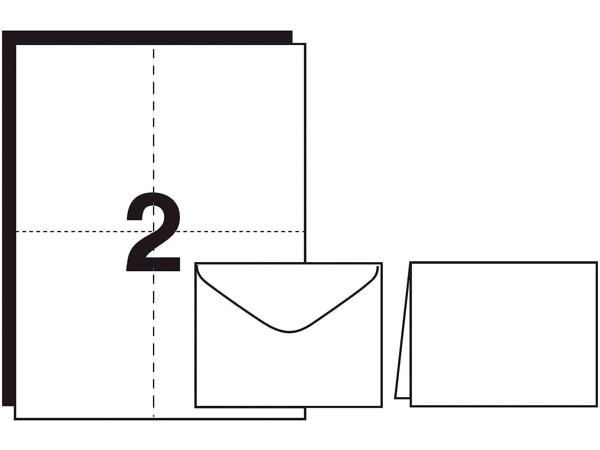 Avery Matte Notecards, 5.5
