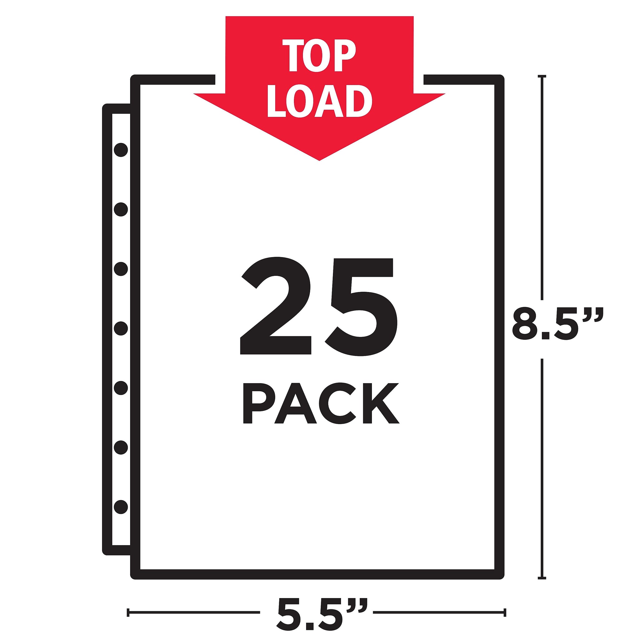 Avery Mini Heavyweight Sheet Protectors, 8-1/2