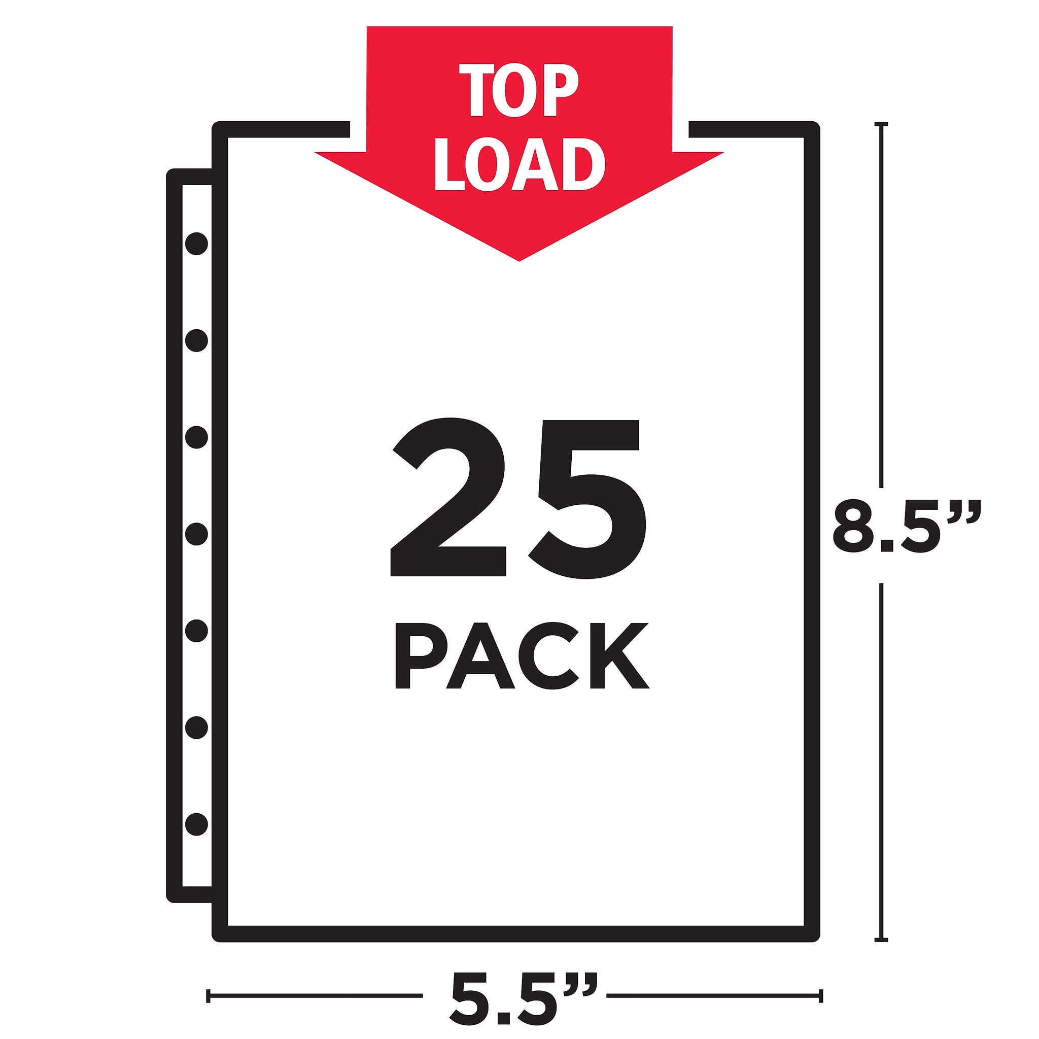 Avery Mini Heavyweight Sheet Protectors, 8-1/2