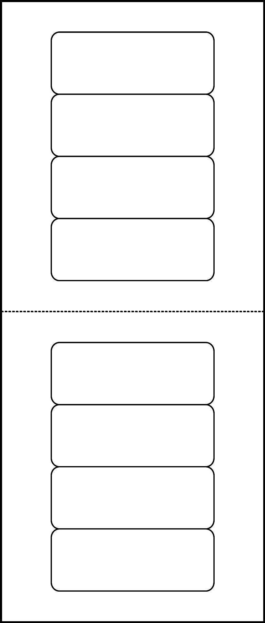 Avery Mini-Sheets Laser/Inkjet Address Labels, 1