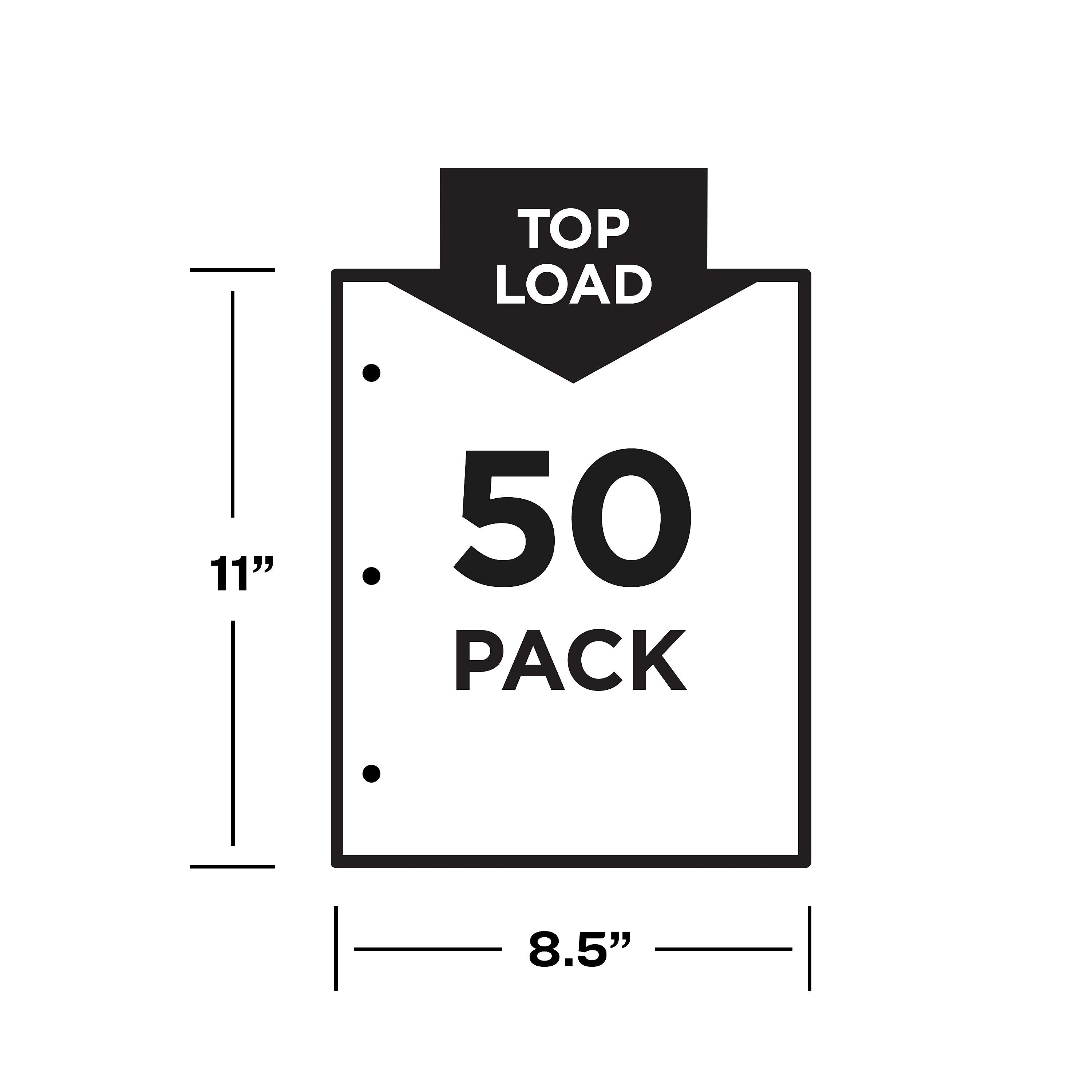 Avery Page Size Heavyweight Non-Glare Sheet Protectors, 8.5