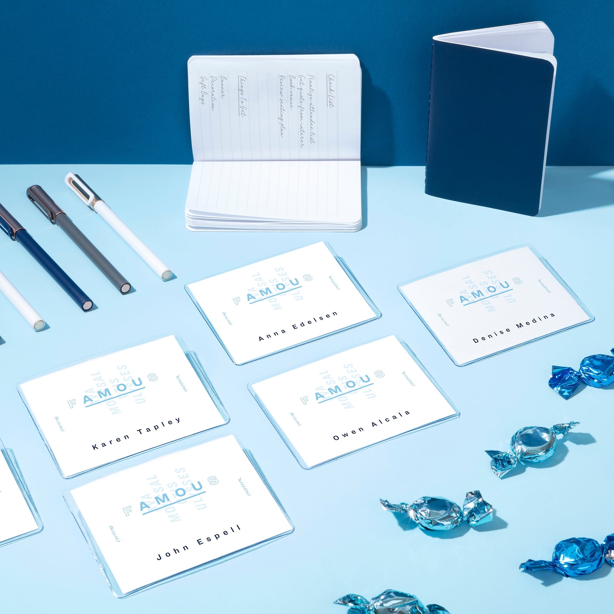 Avery Pin Style Laser/Inkjet Name Badge Kit, 3
