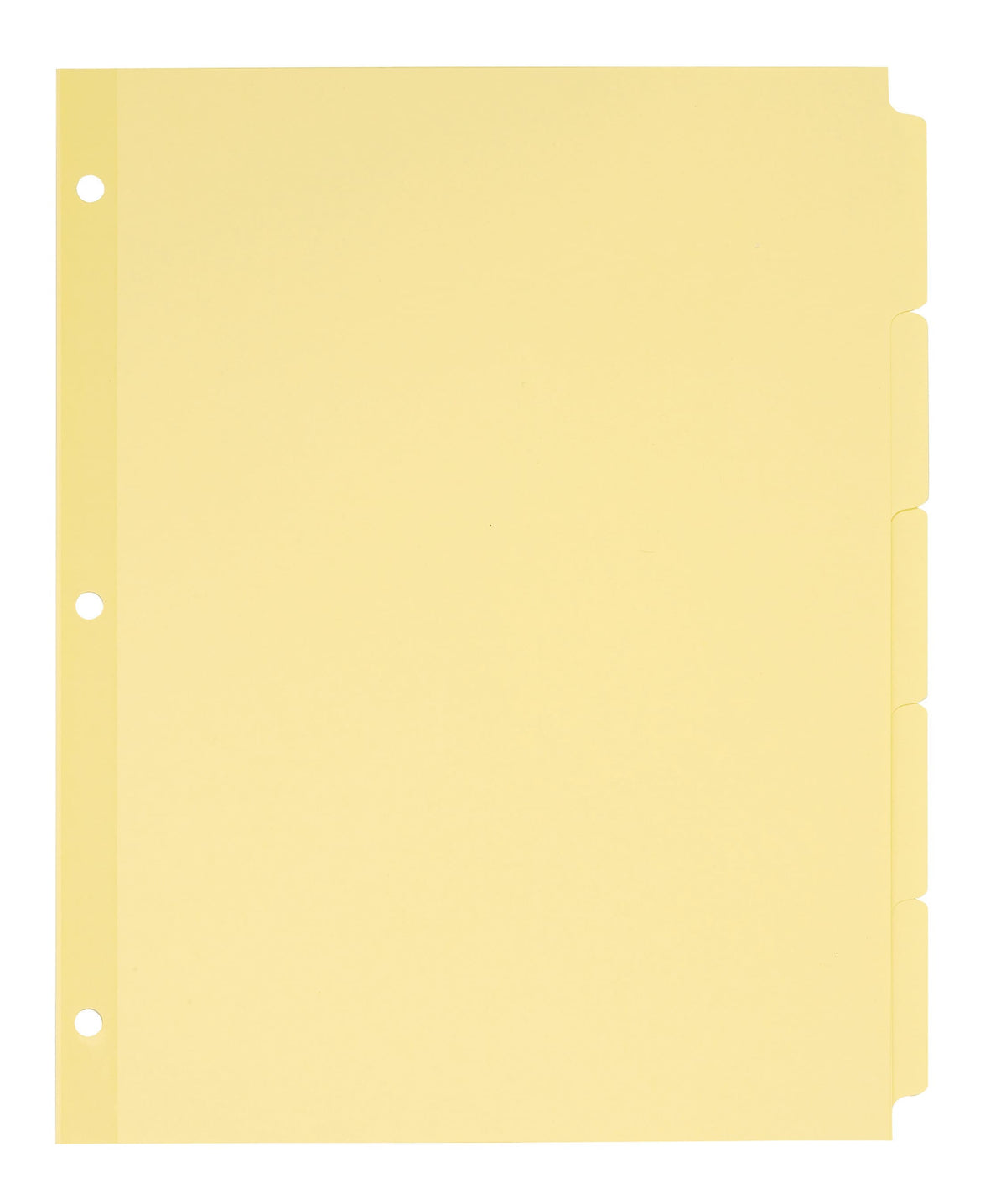 Avery Plain Tab Write-On Paper Dividers, 5 Tabs, Buff, 36 Sets/Pack