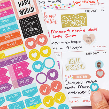 Avery Planner Stickers Variety Pack, 1,656 Stickers, Weekly, Calendar and Journal Sticker Sheets