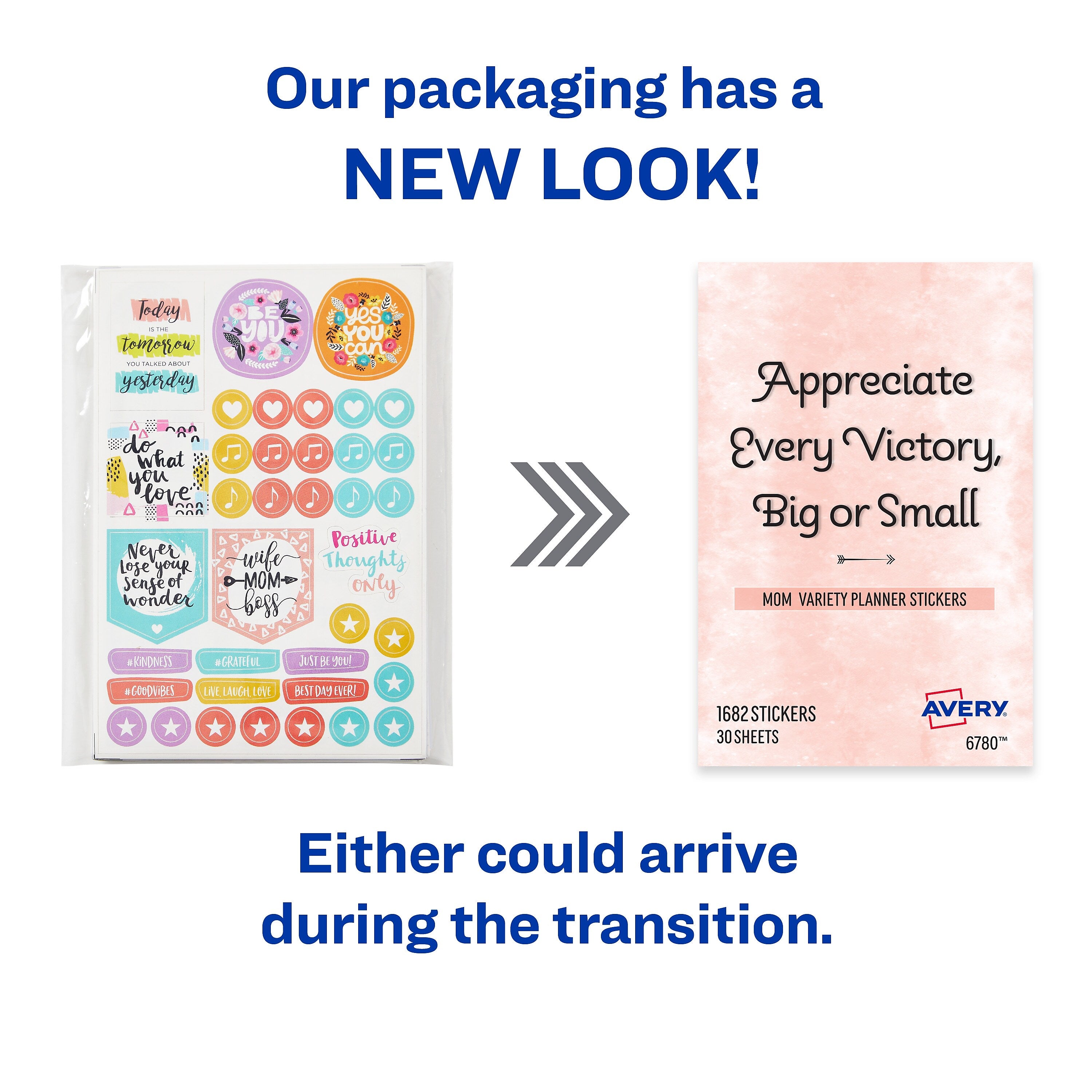 Avery Planner Stickers Variety Pack, 1,682 Stickers, Calendar Stickers, Decorate Planners and Journals