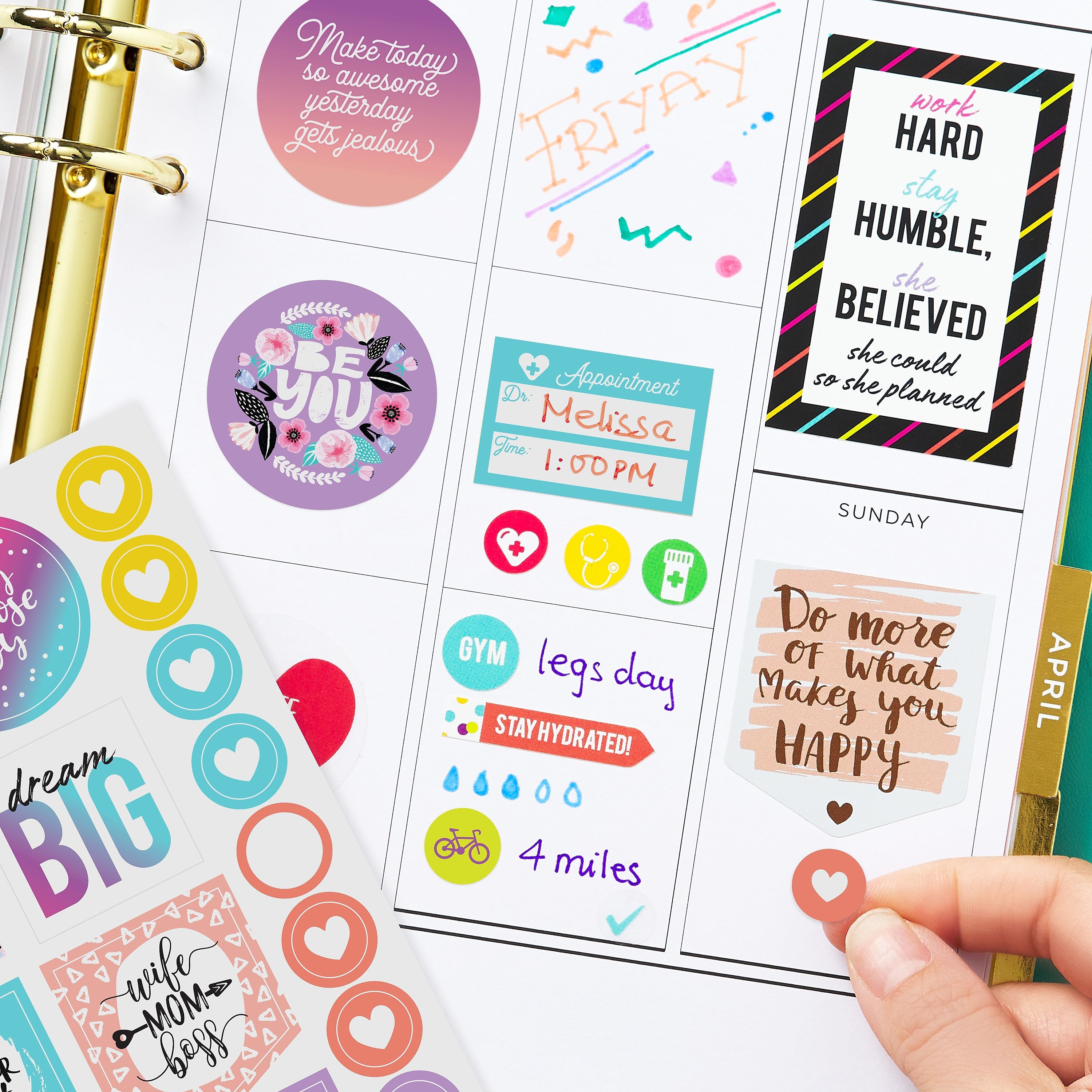 Avery Planner Stickers Variety Pack, 1,682 Stickers, Calendar Stickers, Decorate Planners and Journals