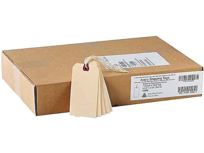 Avery Pre-Strung Price Tags, 4-3/4