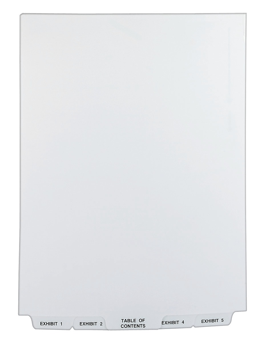 Avery Premium Collated Legal Paper Dividers, 1-25 & Table of Content Tabs, White, Avery Style, Letter Size, Bottom Tab