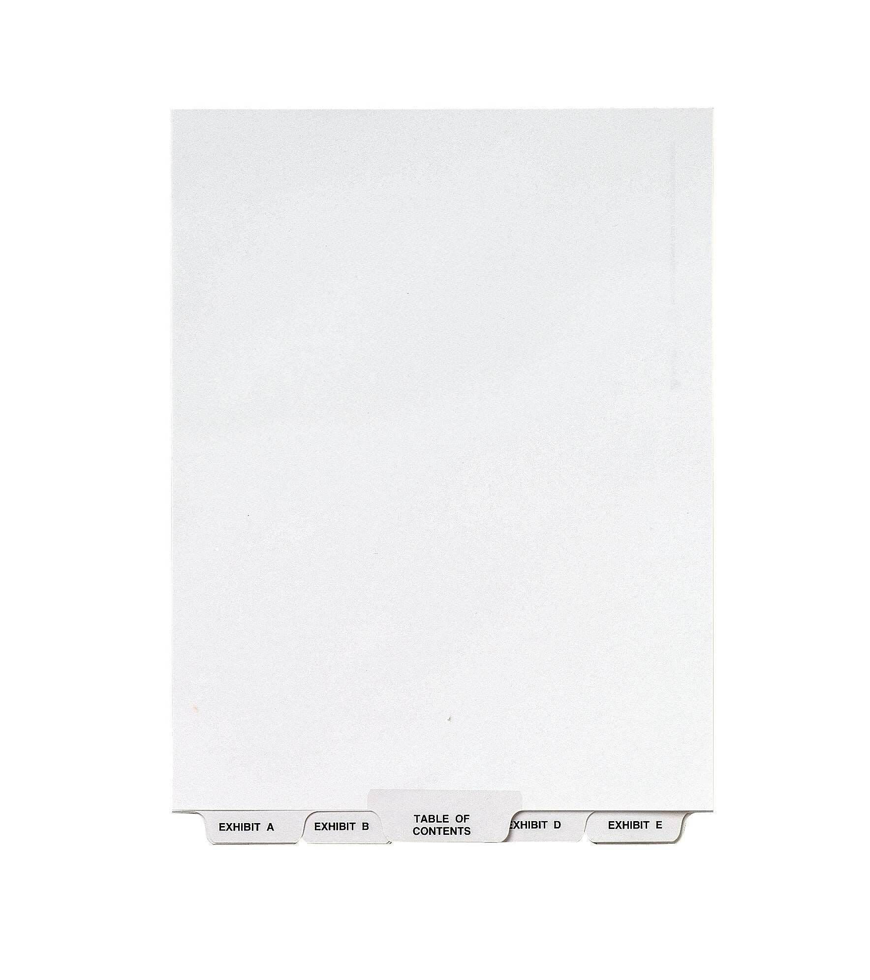 Avery Premium Collated Legal Paper Dividers, A-Z & Table of Content Tabs, White, Avery Style, Letter Size, Bottom Tab
