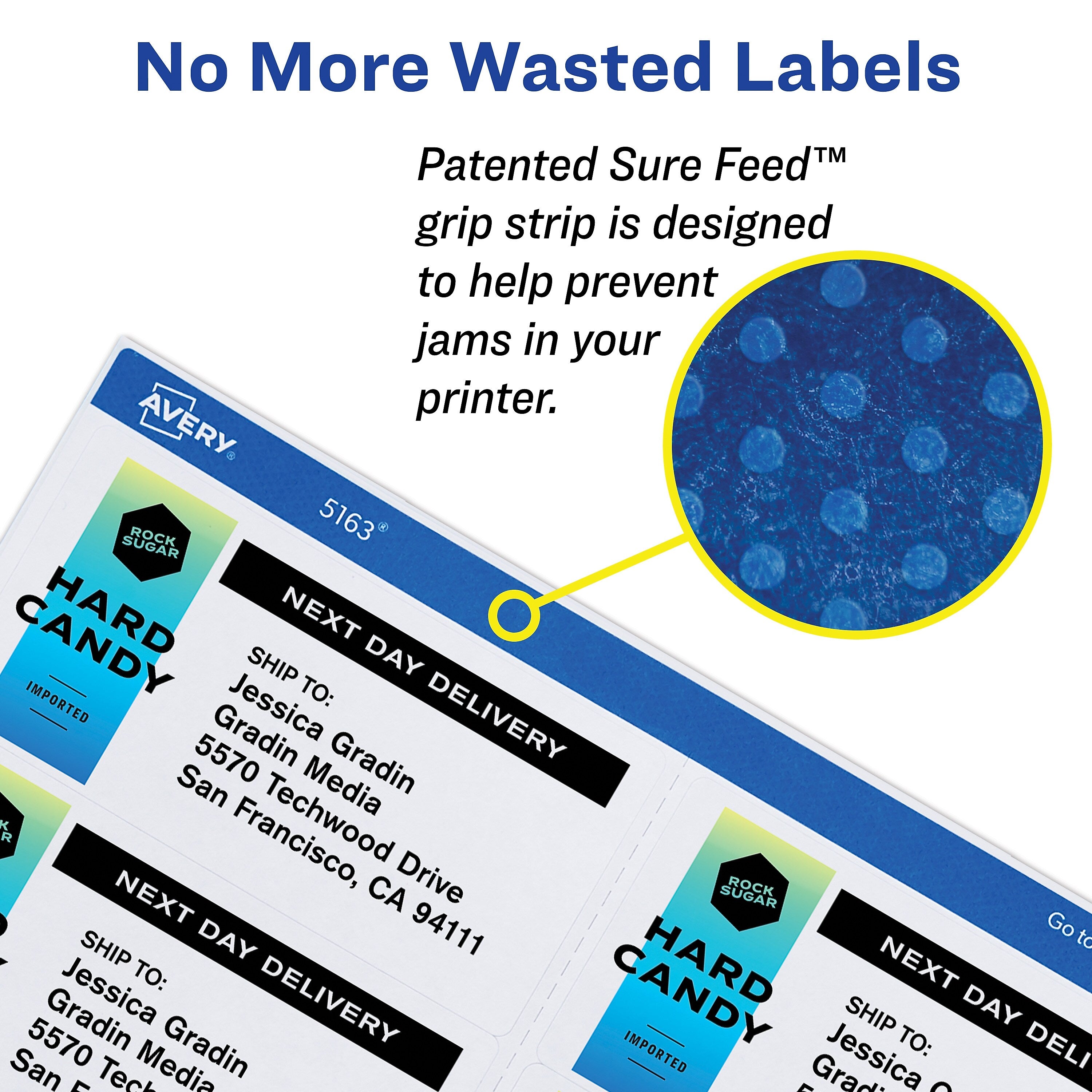 Avery Print-to-the-Edge Color Laser Shipping Labels, 3