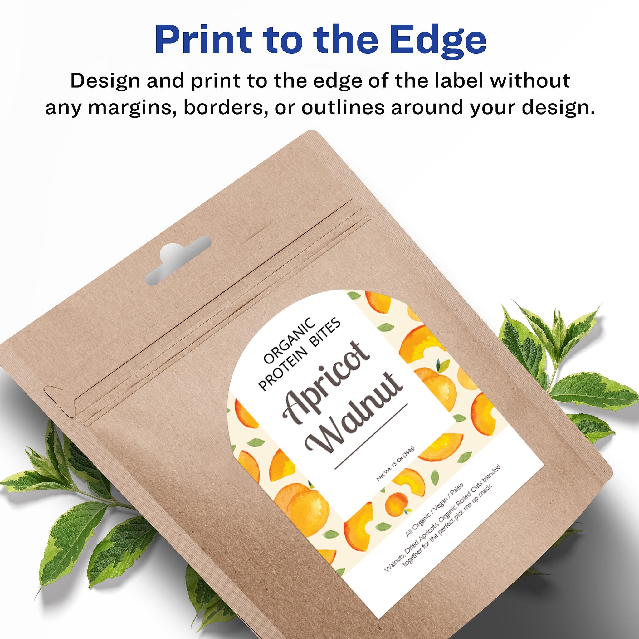 Avery Print-to-the-Edge Laser Labels, 3-1/2