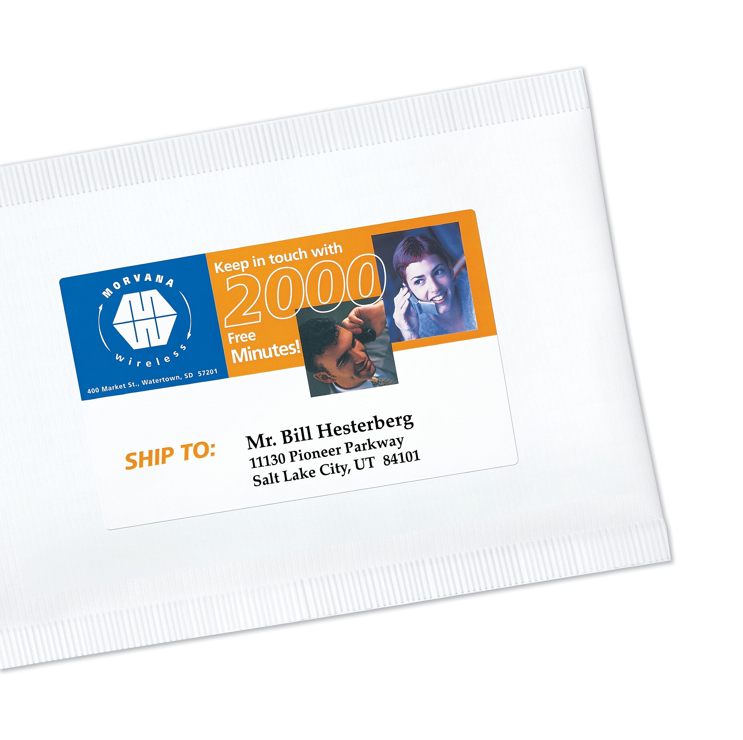 Avery Print-to-the-Edge Laser Shipping Labels, 4-3/4