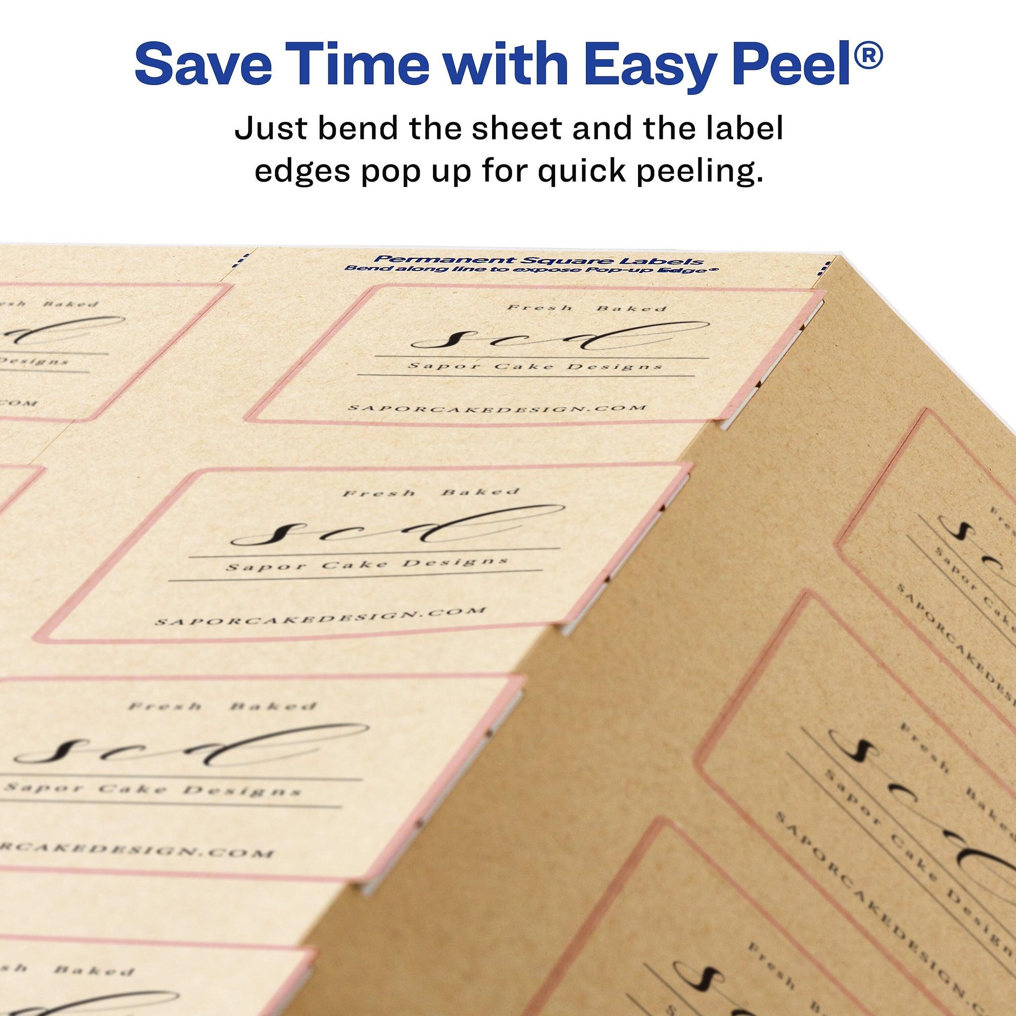 Avery Print-to-the-Edge Laser/Inkjet Labels, 2