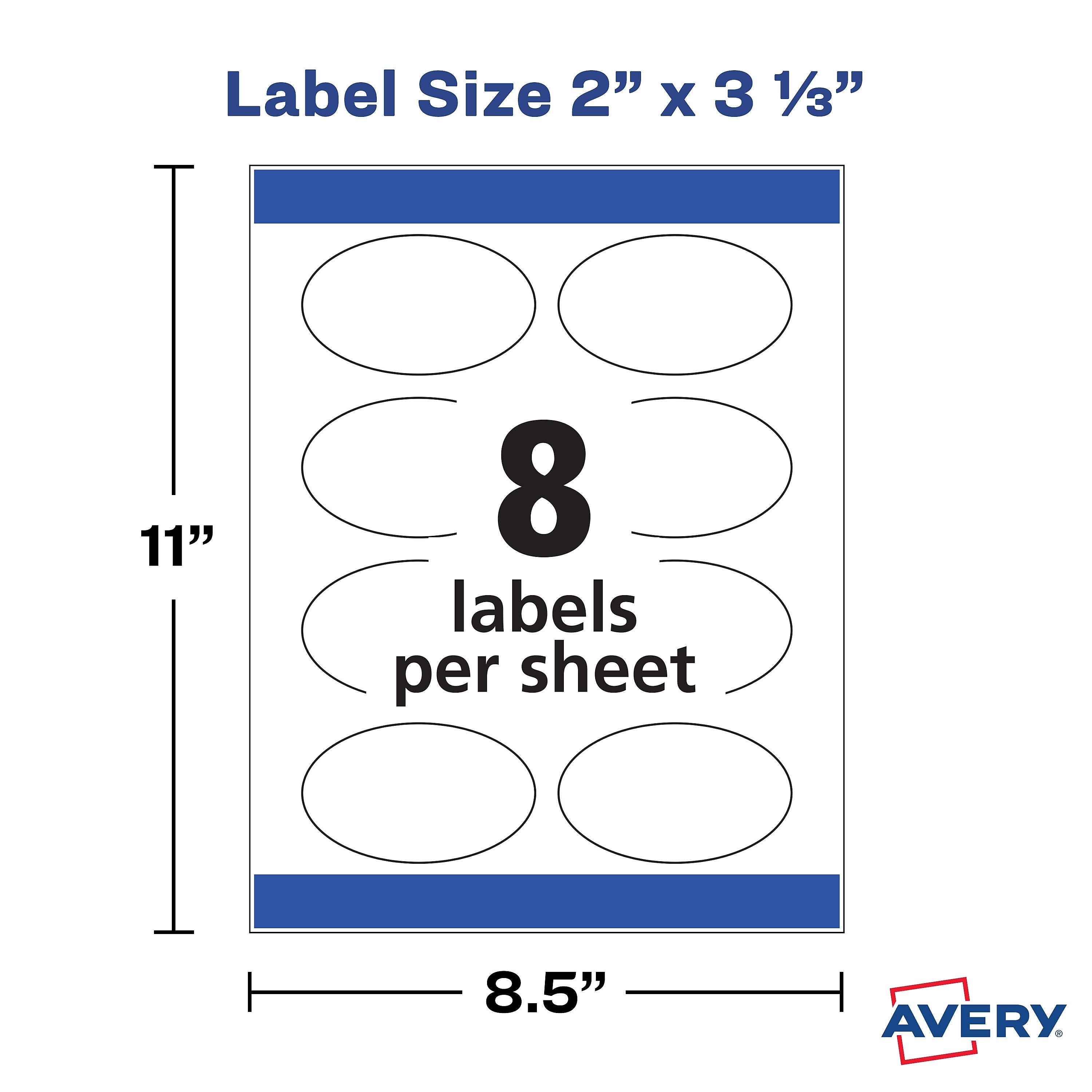 Avery Print-to-the-Edge Laser/Inkjet Labels, 2