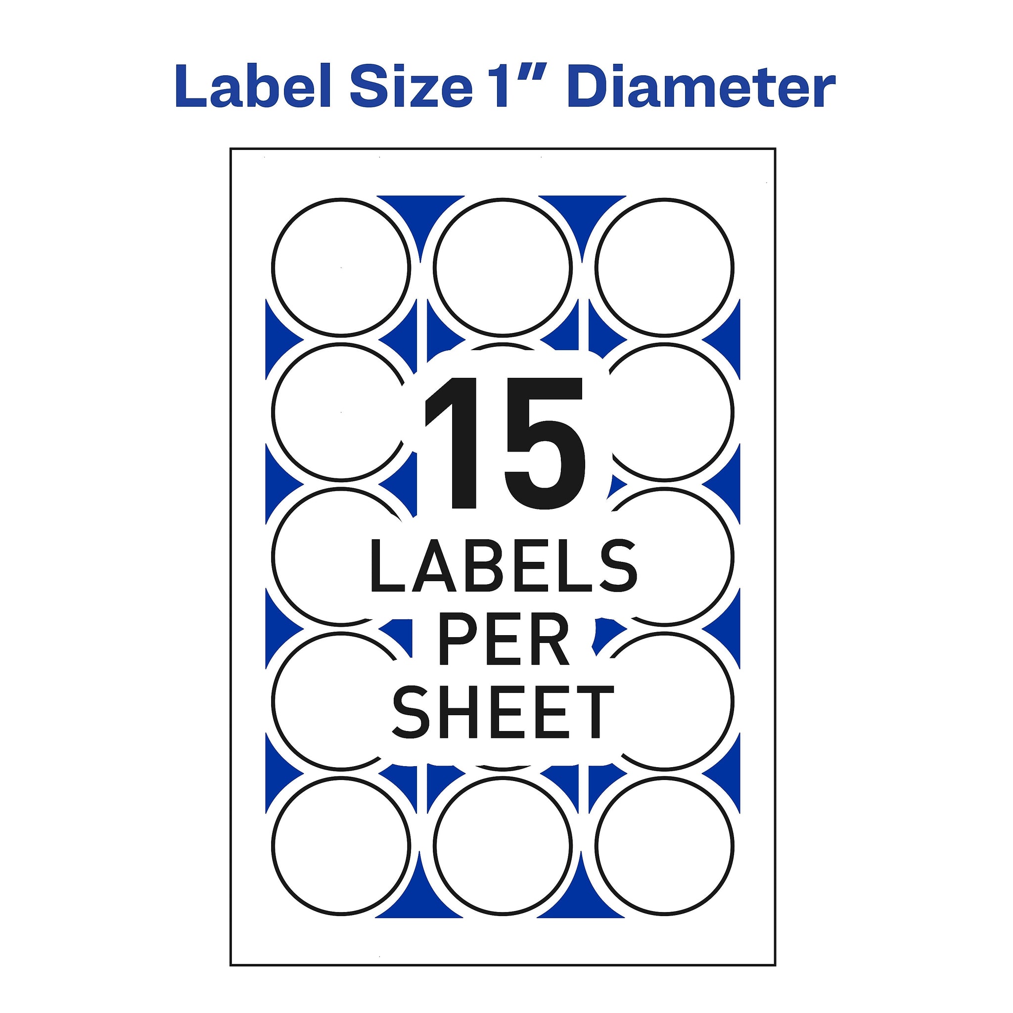 Avery Printable Laser/Inkjet Mailing Seals, 1