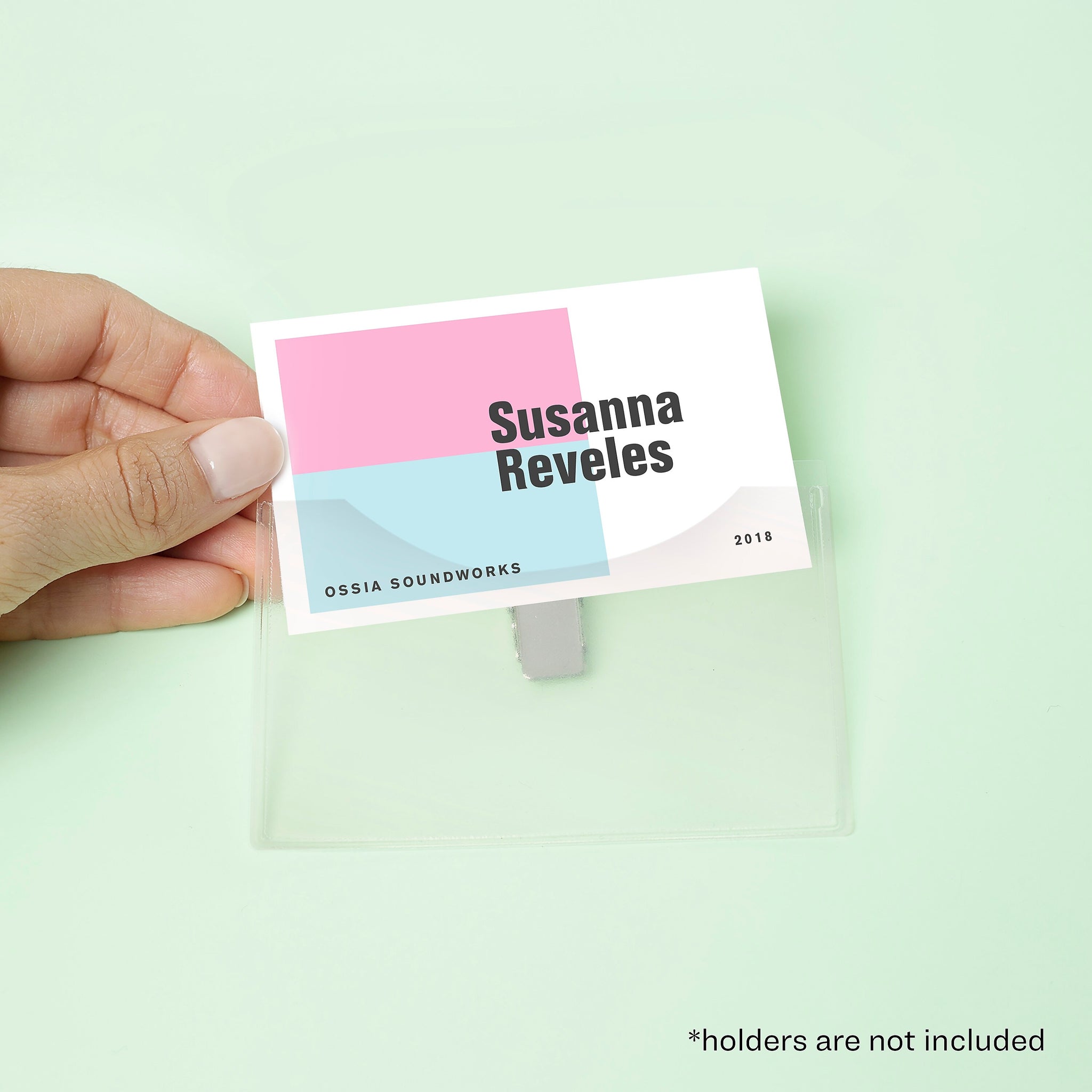 Avery Printable Laser/Inkjet Name Badge Insert Refills, 3