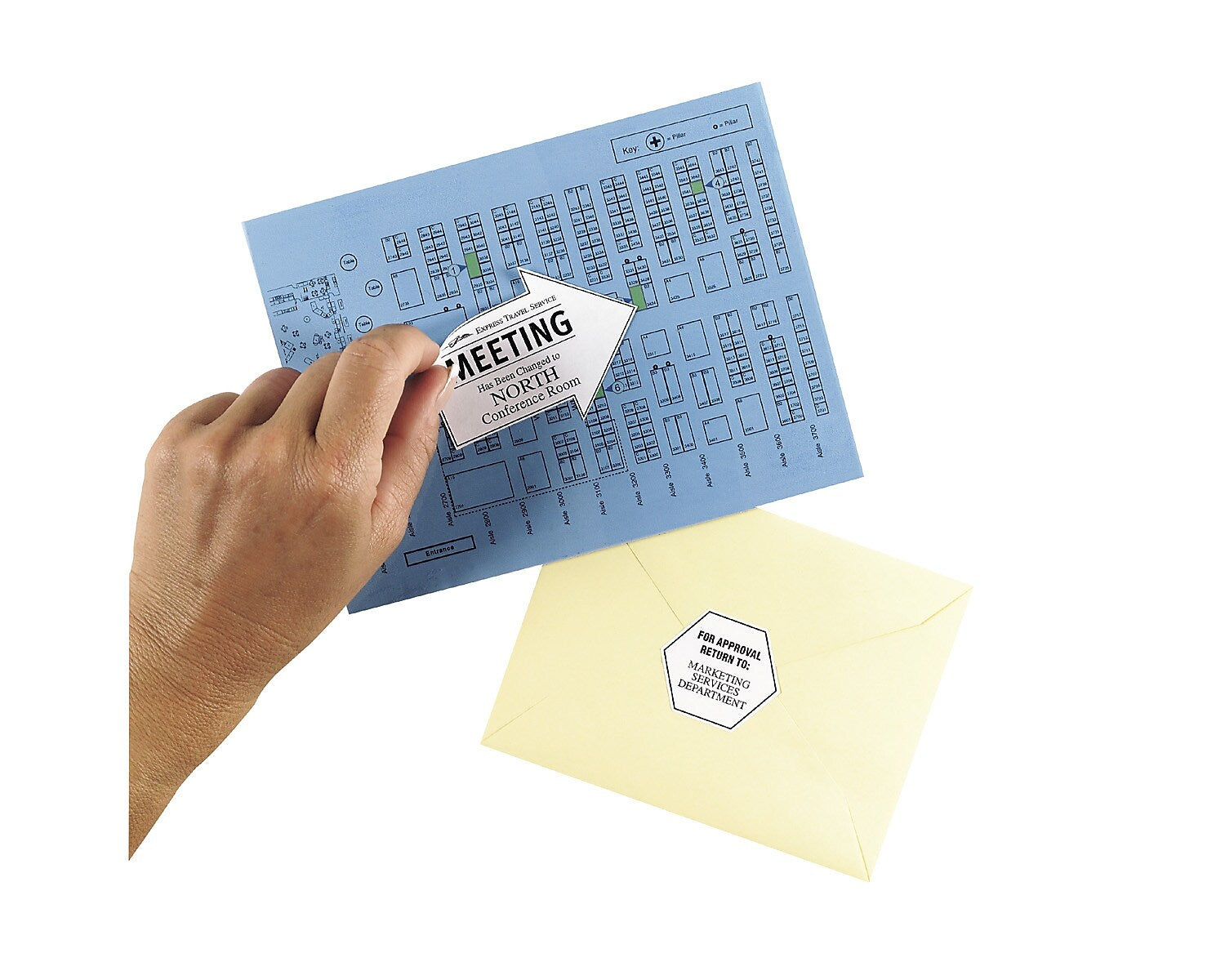 Avery Removable Laser ID Labels, 8-1/2