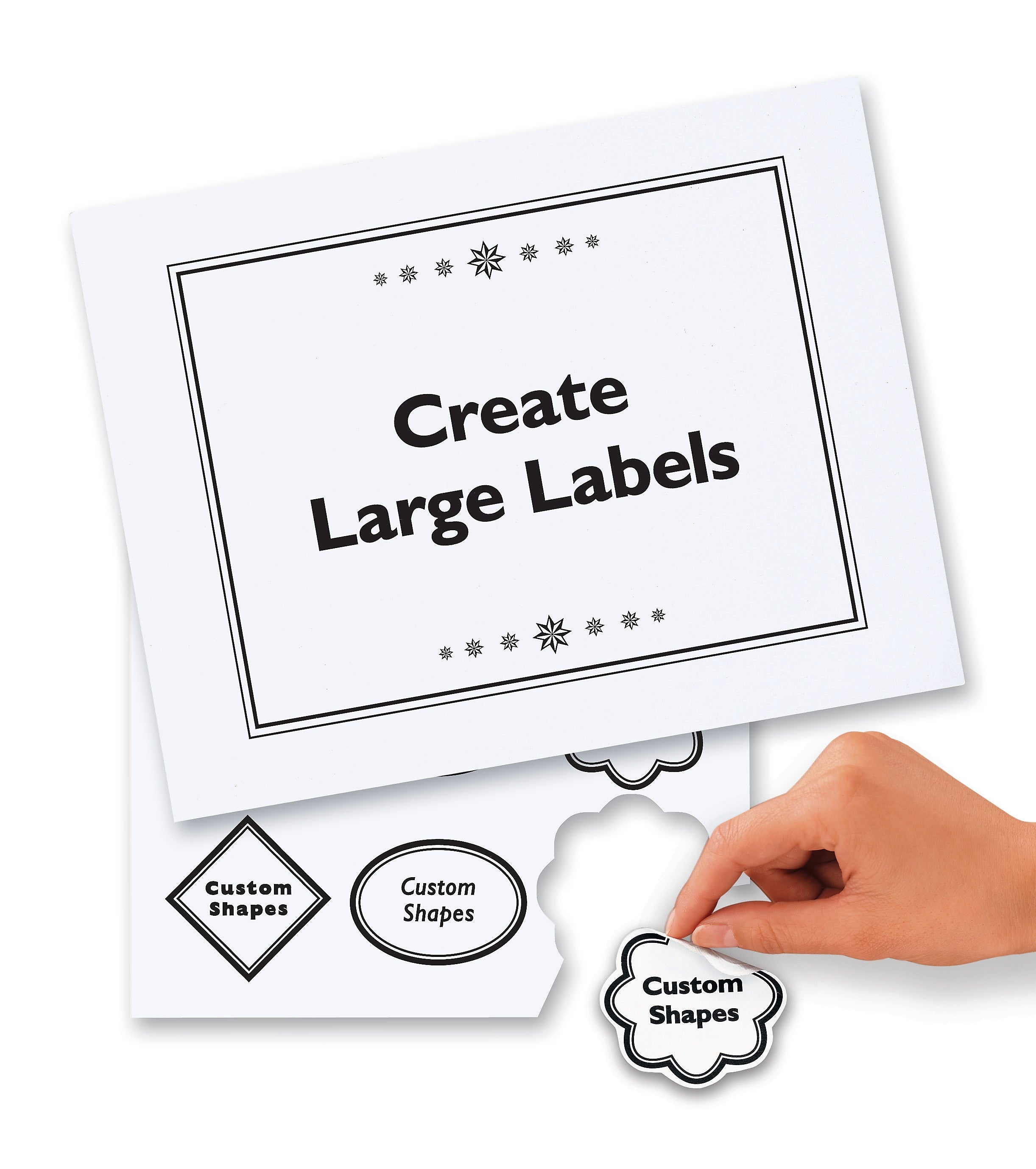 Avery Removable Laser ID Labels, 8-1/2