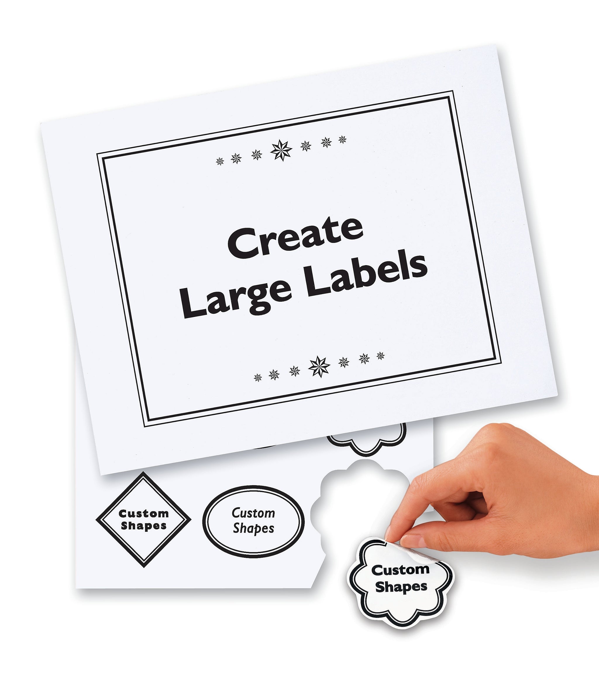 Avery Removable Laser ID Labels, 8-1/2