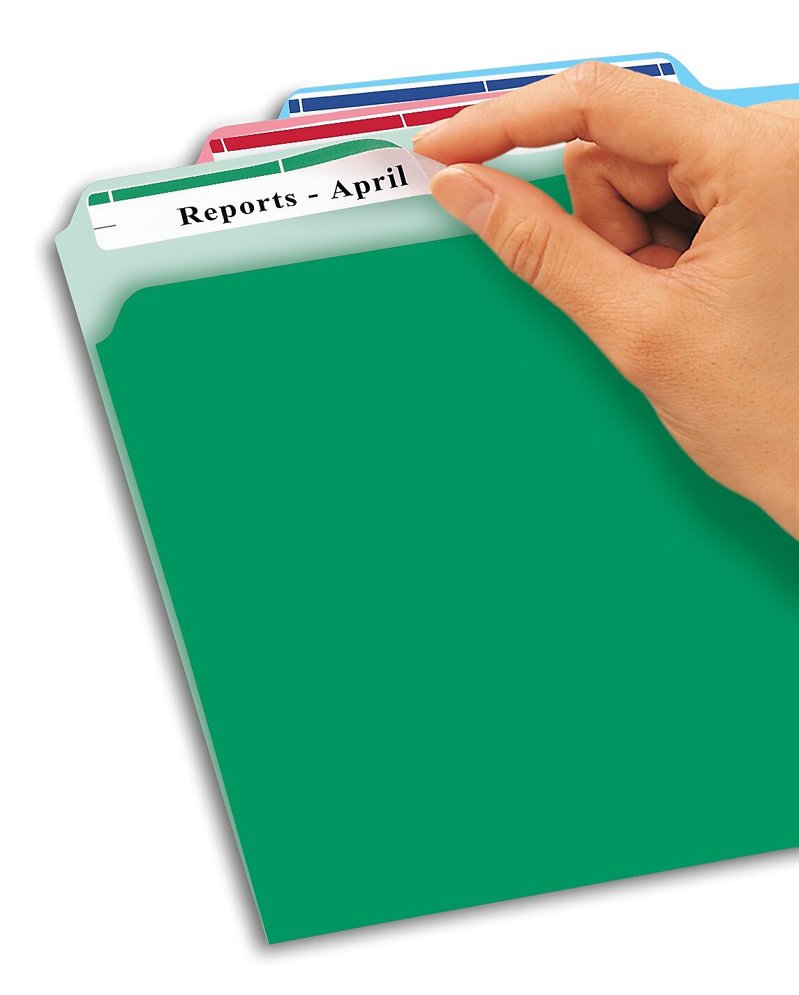 Avery Removable Laser/Inkjet File Folder Labels, 2/3