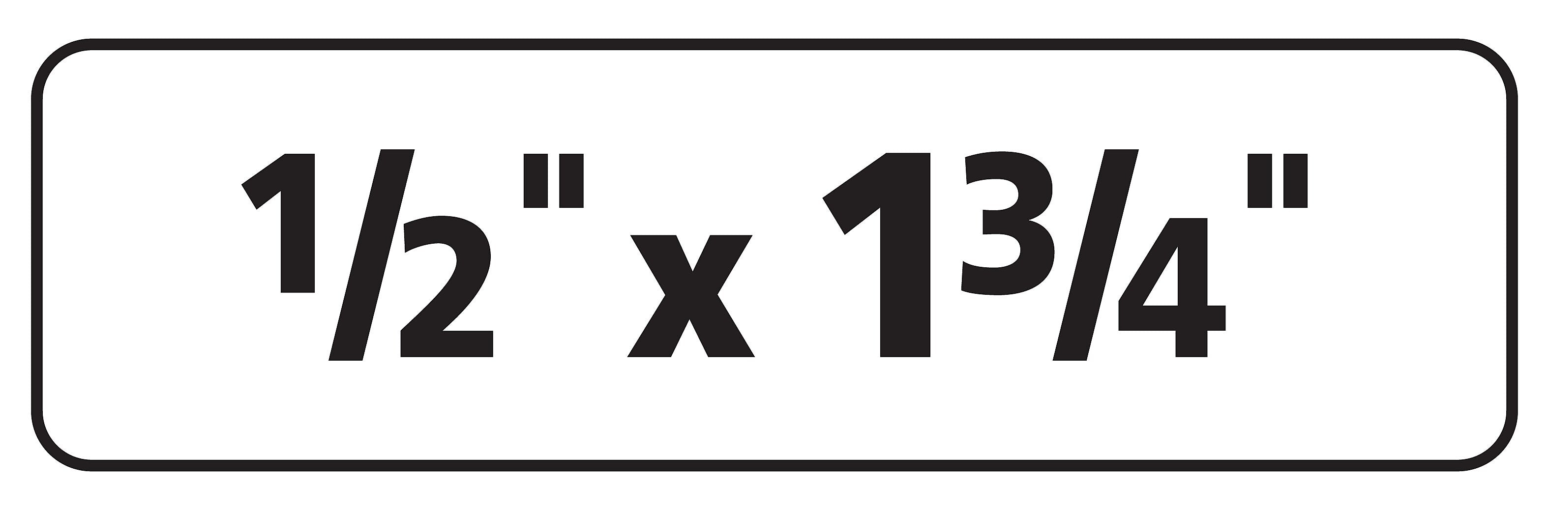 Avery Removable Laser/Inkjet ID Labels, 1/2