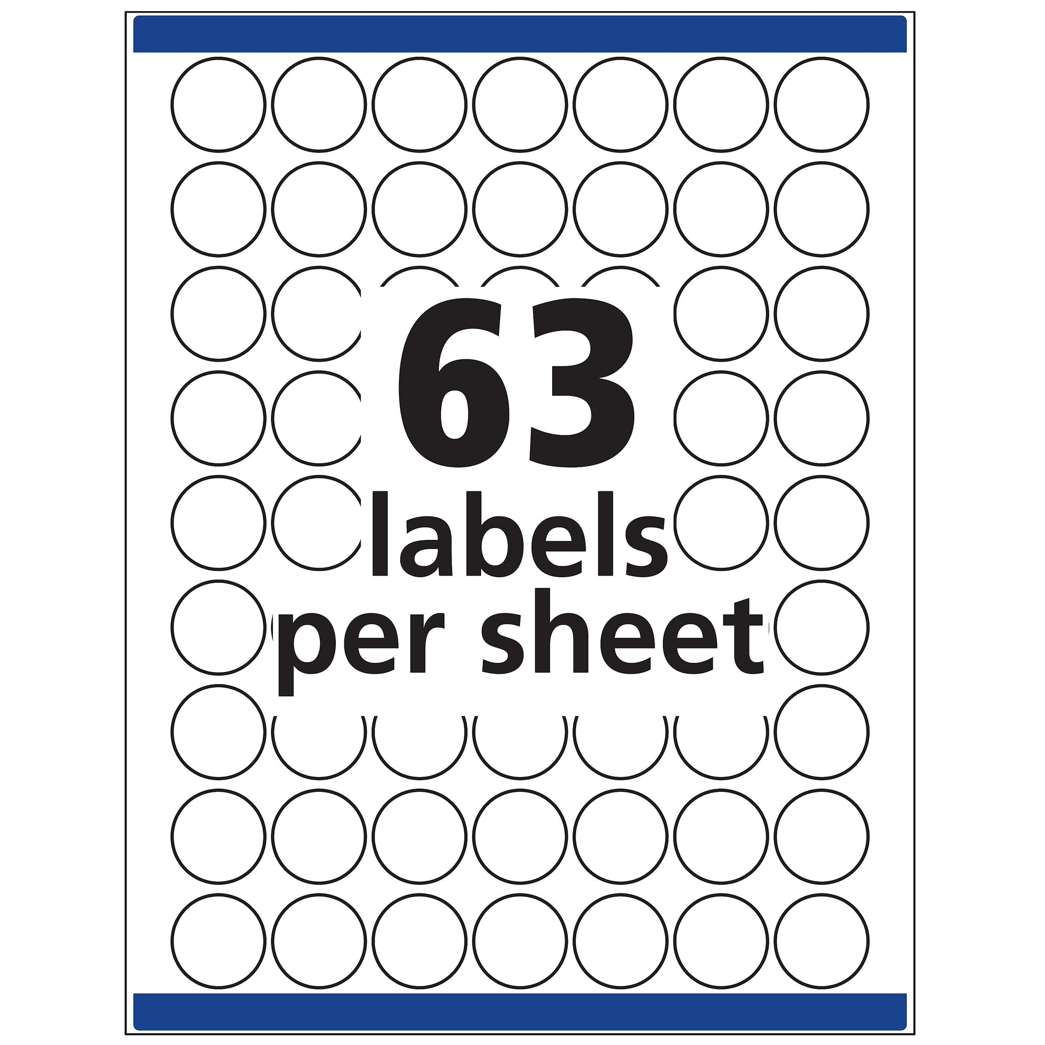 Avery Removable Laser/Inkjet Identification Labels, 1